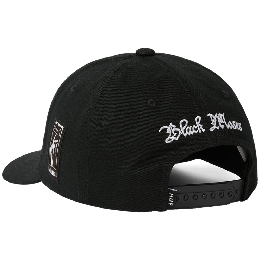 HUF Isaac Hayes 6 Panel Hat Black