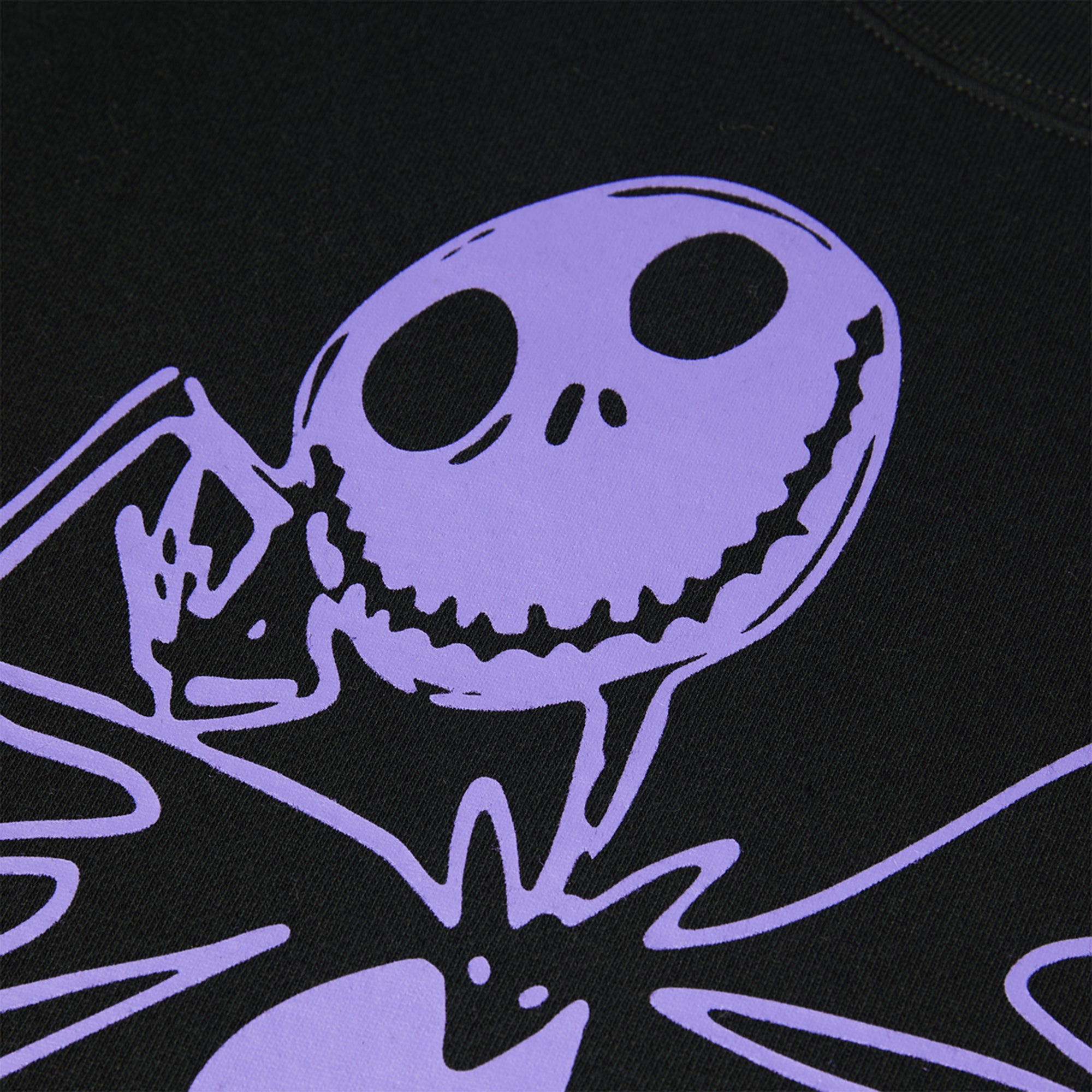 HUF x Nightmare Before Christmas Jack Skellington Crew Black