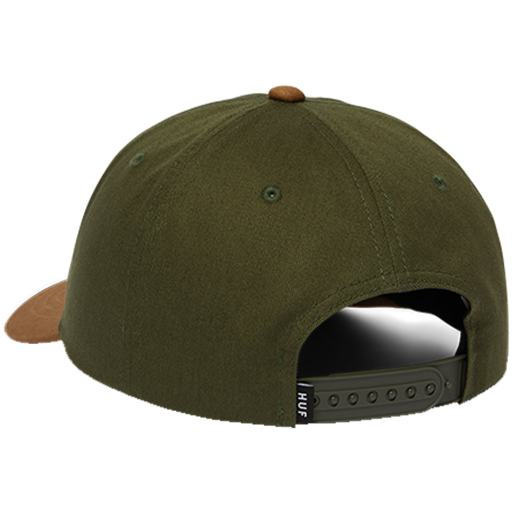 HUF Melt 5 Panel Snapback Hat Green