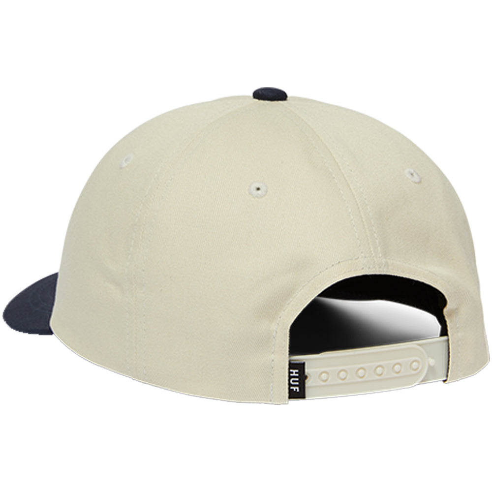 HUF Melt 5 Panel Snapback Hat Natural
