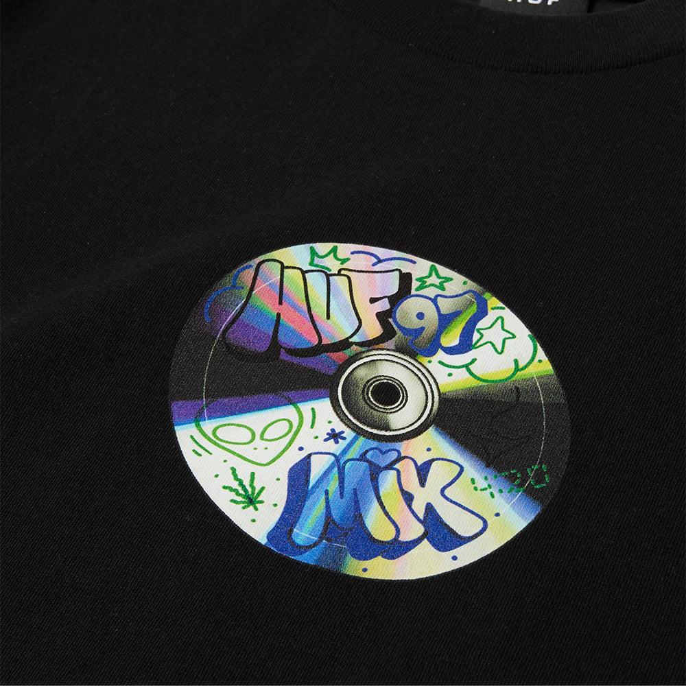 HUF Playlist Tee Black