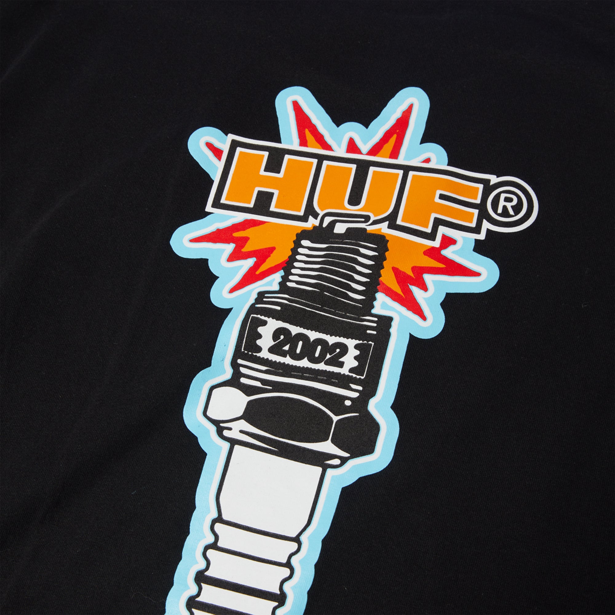 HUF Spark It Up Tee Black