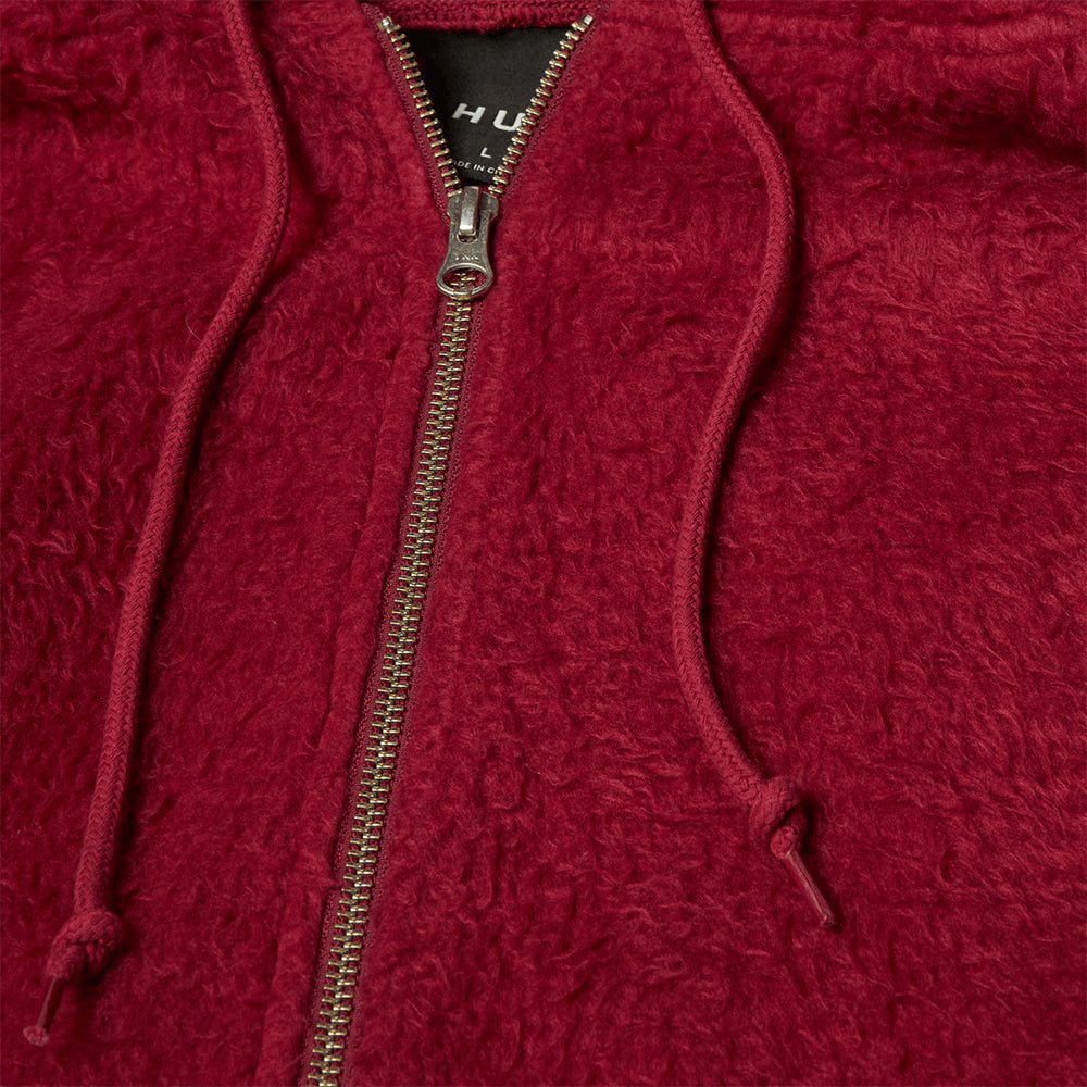 HUF Corso Heavyweight Zip Hoodie Berry