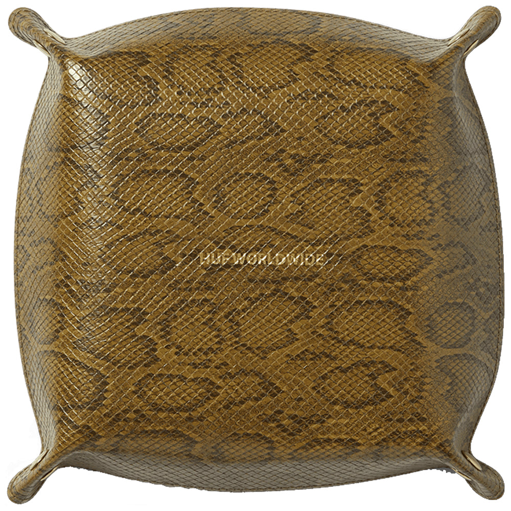 HUF Fuck It Snakeskin Catchall Green