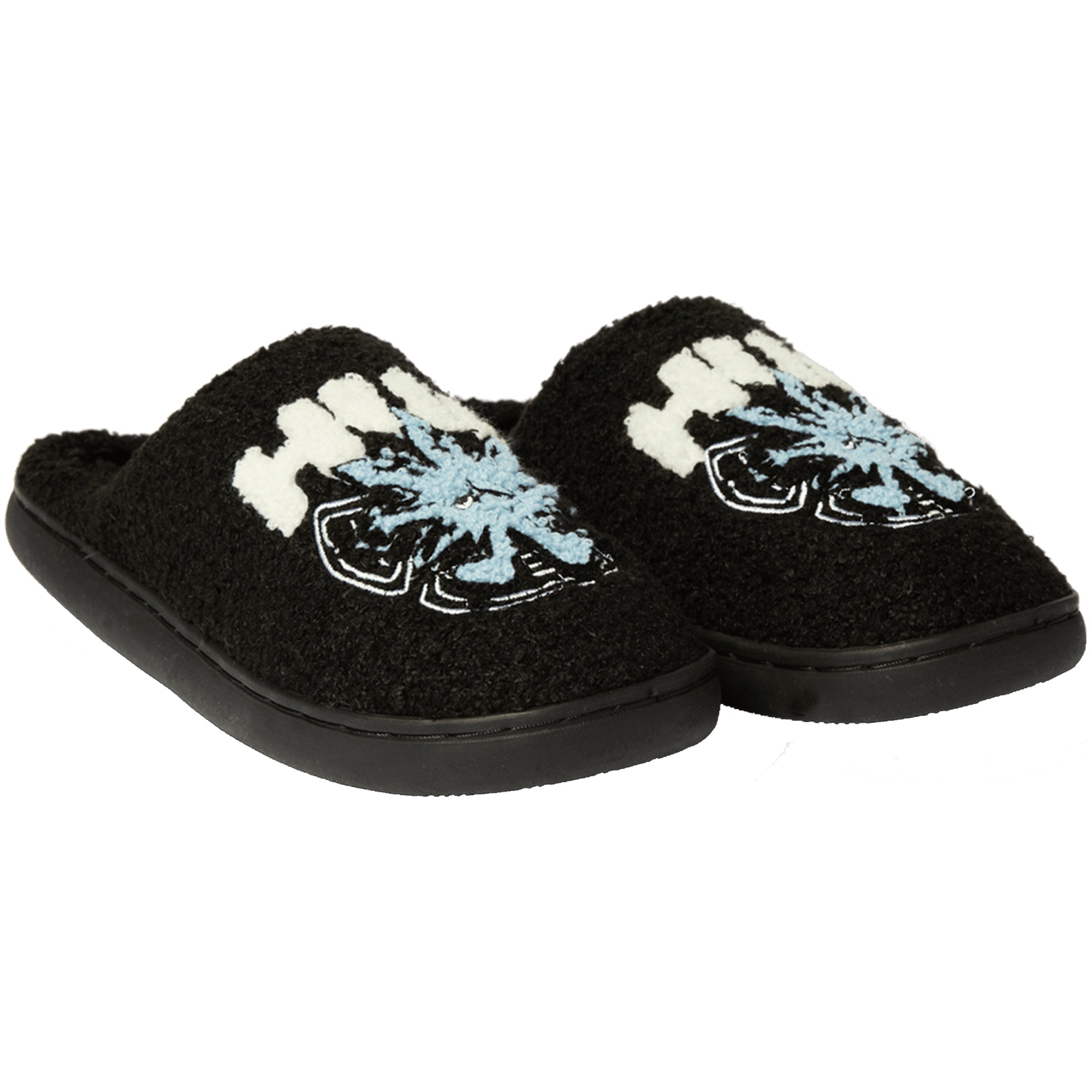 HUF Snow Angel Fuzzy Slipper Black