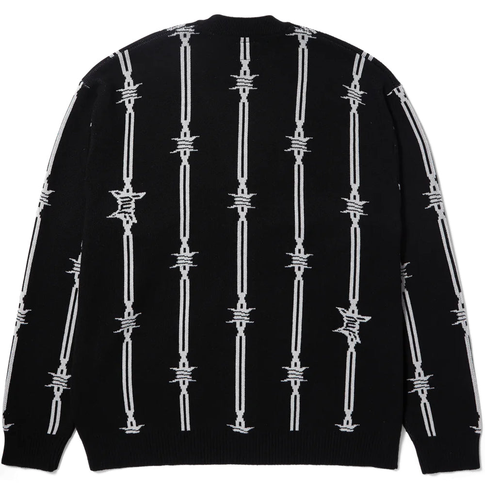 HUF Barbed Wire Cardigan Black