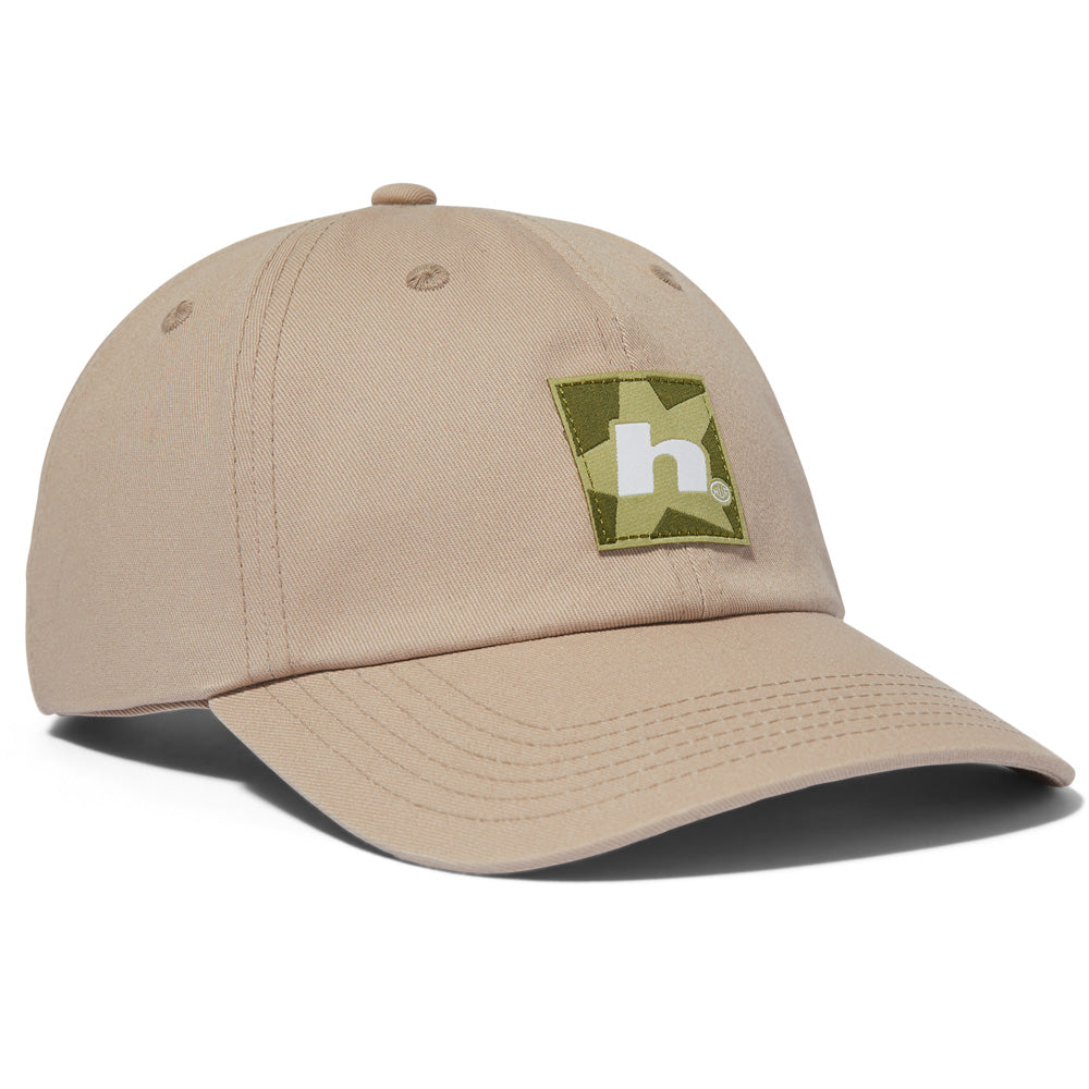 HUF Star Box Logo 6 Panel CV hat Stone