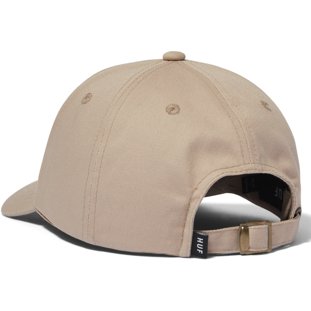 HUF Star Box Logo 6 Panel CV hat Stone