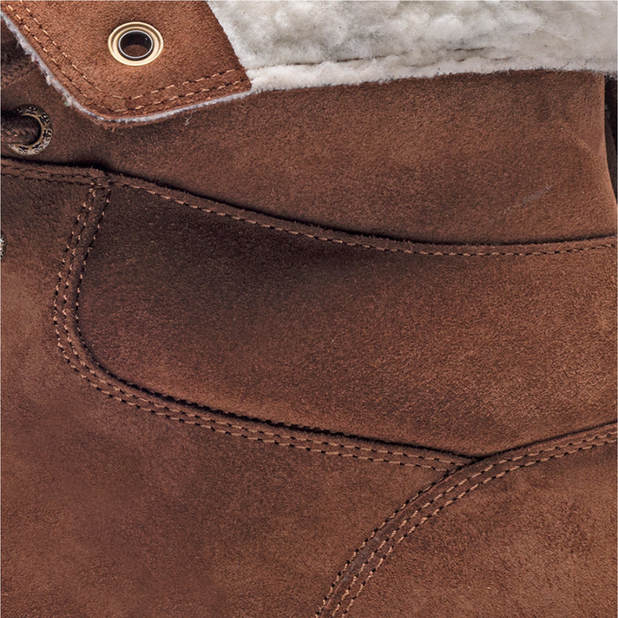 IPath Cats High Shoes Shearling Brown Suede
