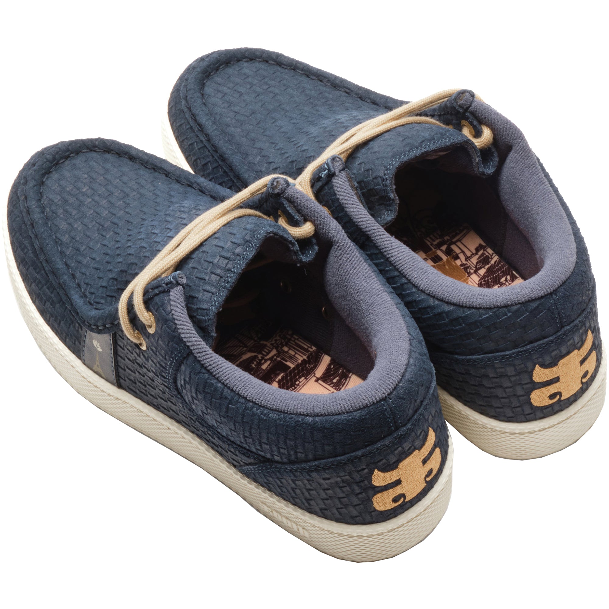 IPath x Magenta Cats Shoes Blue Suede