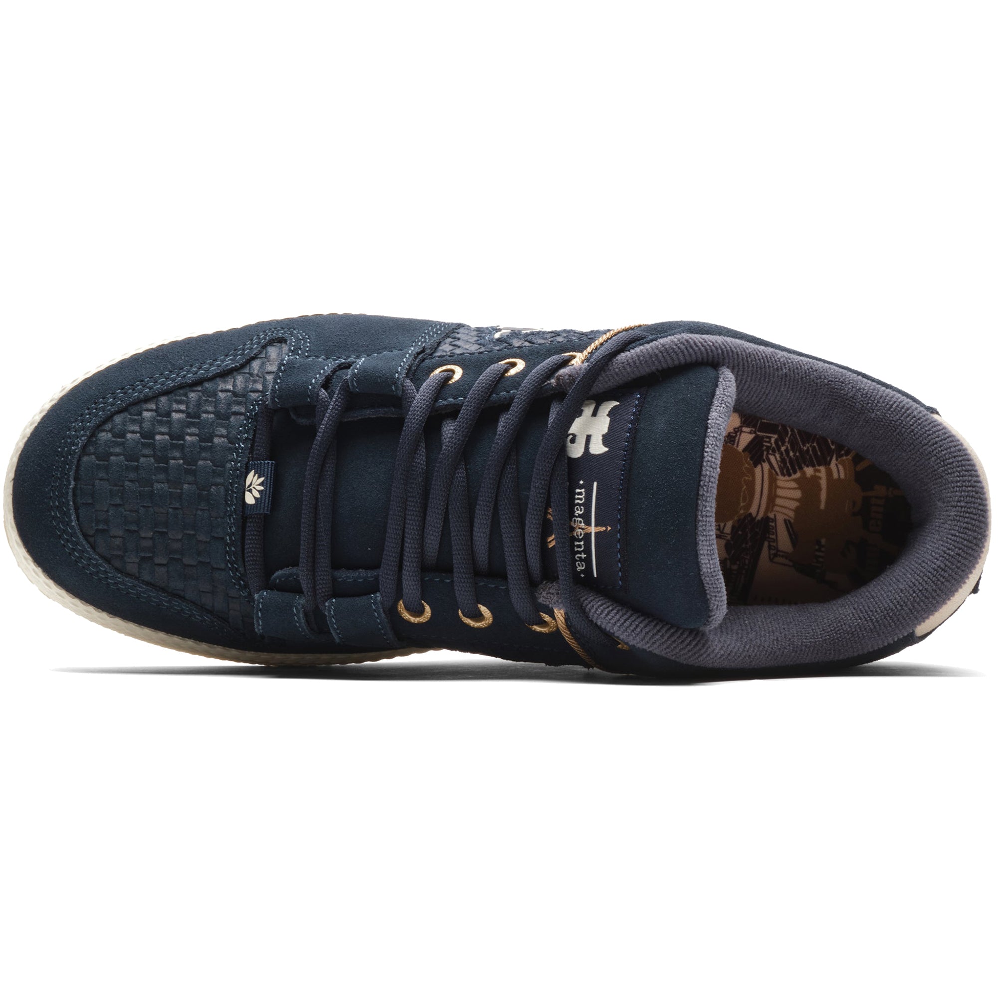 IPath x Magenta Cricket Shoes Blue Suede