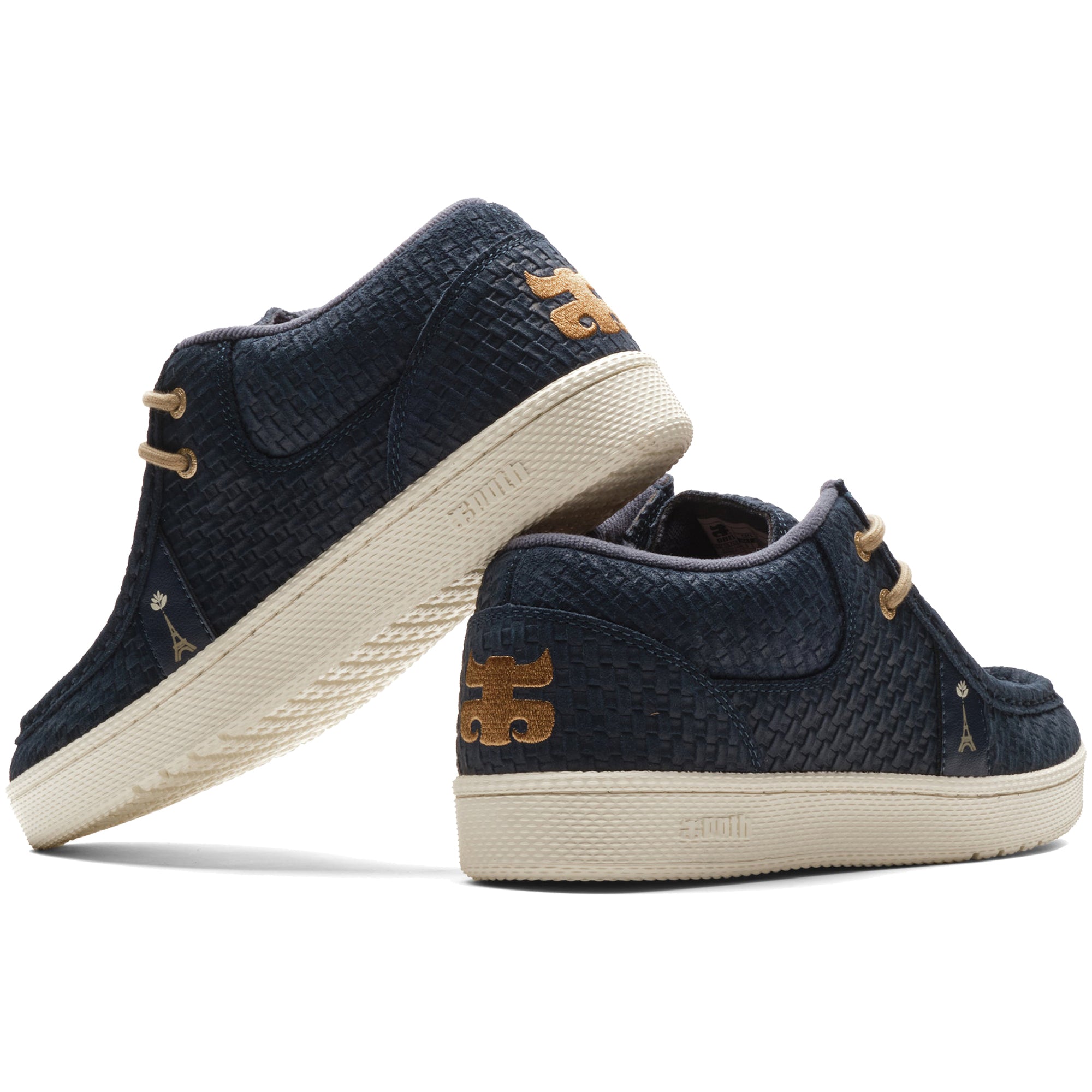 IPath x Magenta Cats Shoes Blue Suede