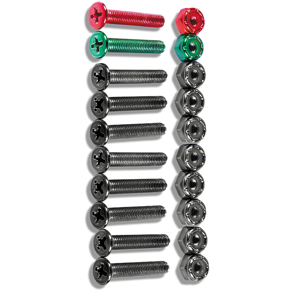 Jacuzzi Unlimited Dark Wave Skateboard Hardware Phillips 1"