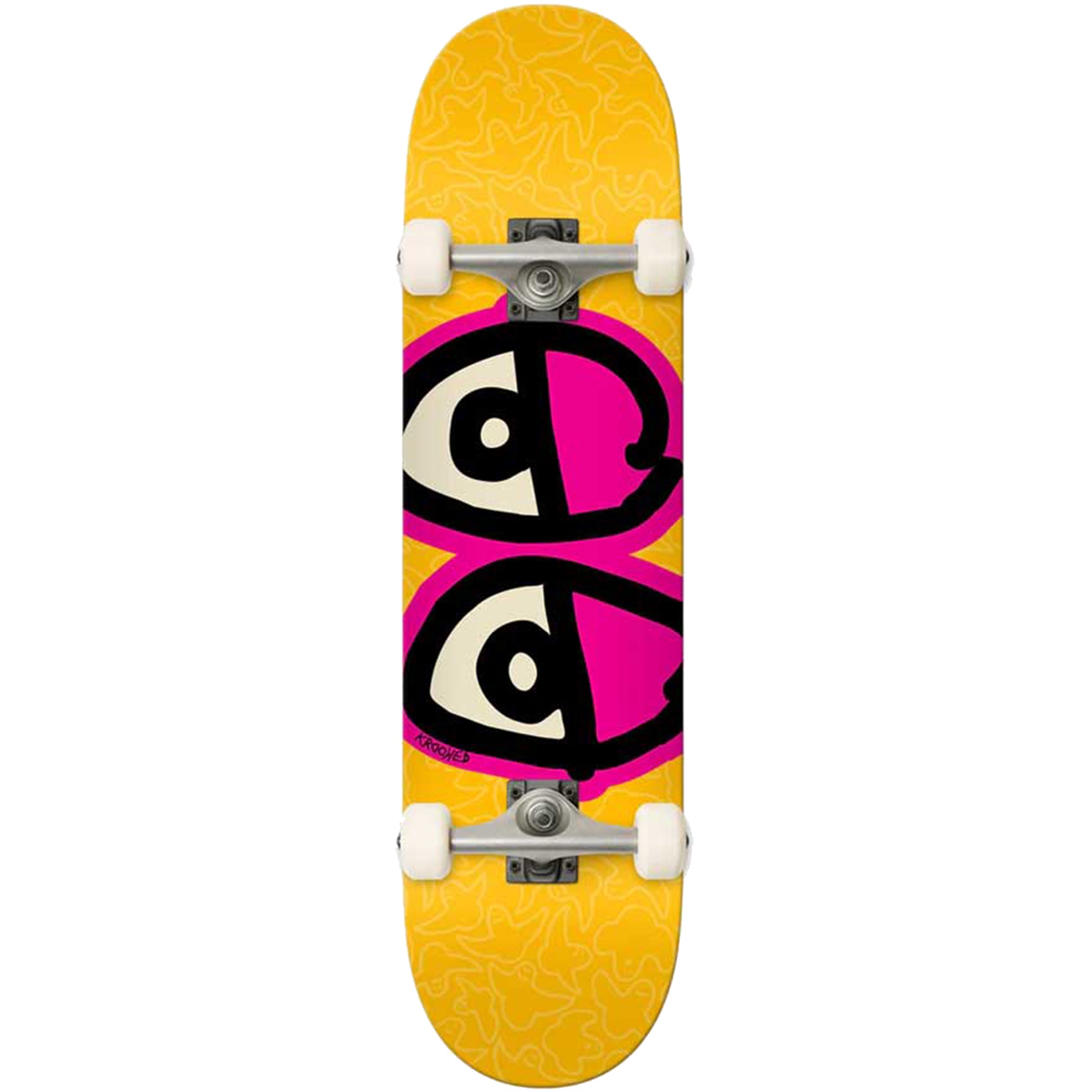 Krooked Eyes N Birds Complete Skateboard 8.25"
