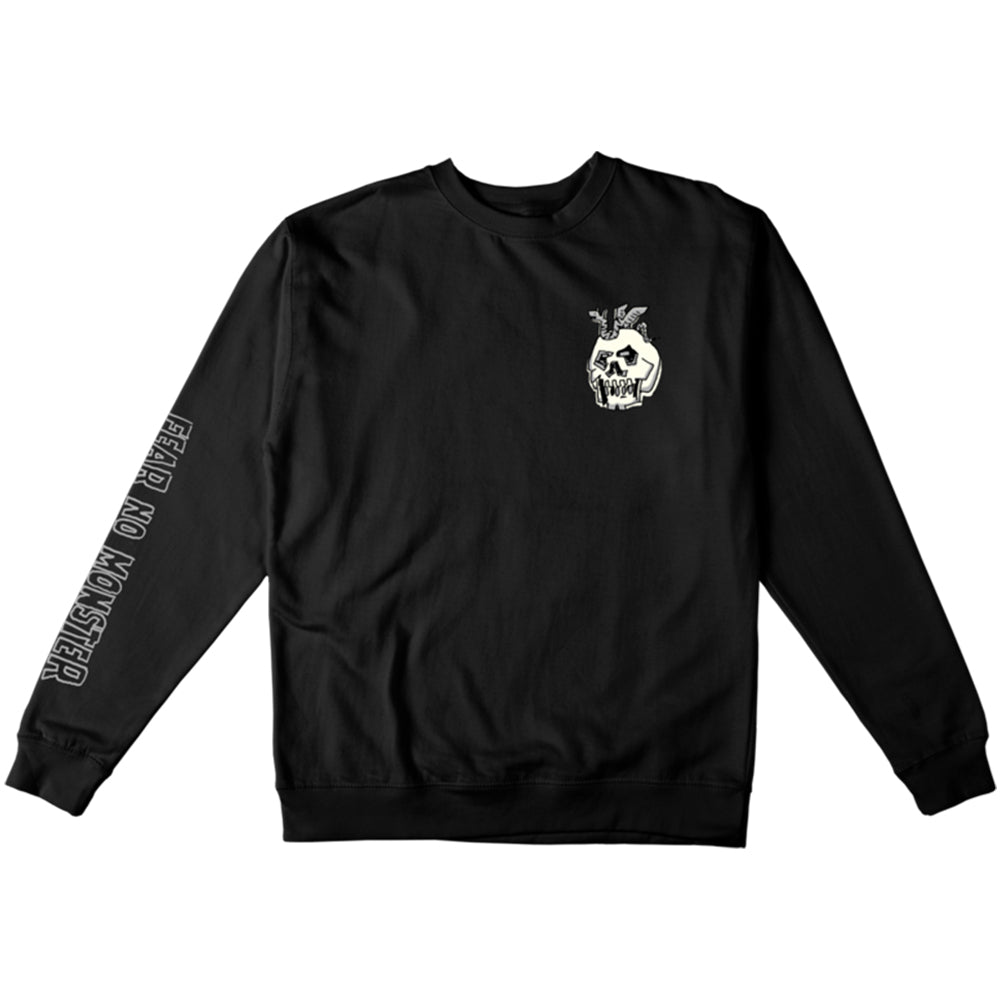 Krooked No Monster Crewneck Black