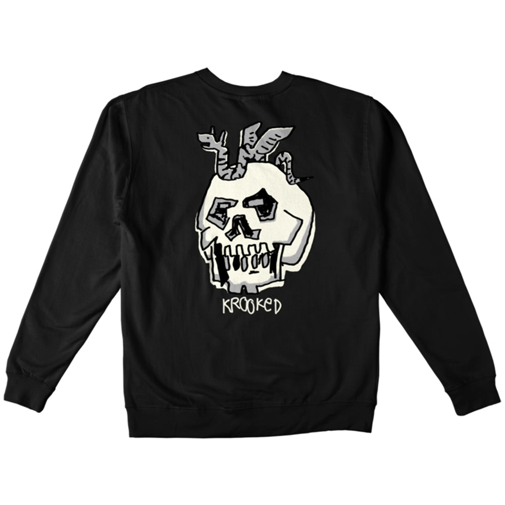 Krooked No Monster Crewneck Black