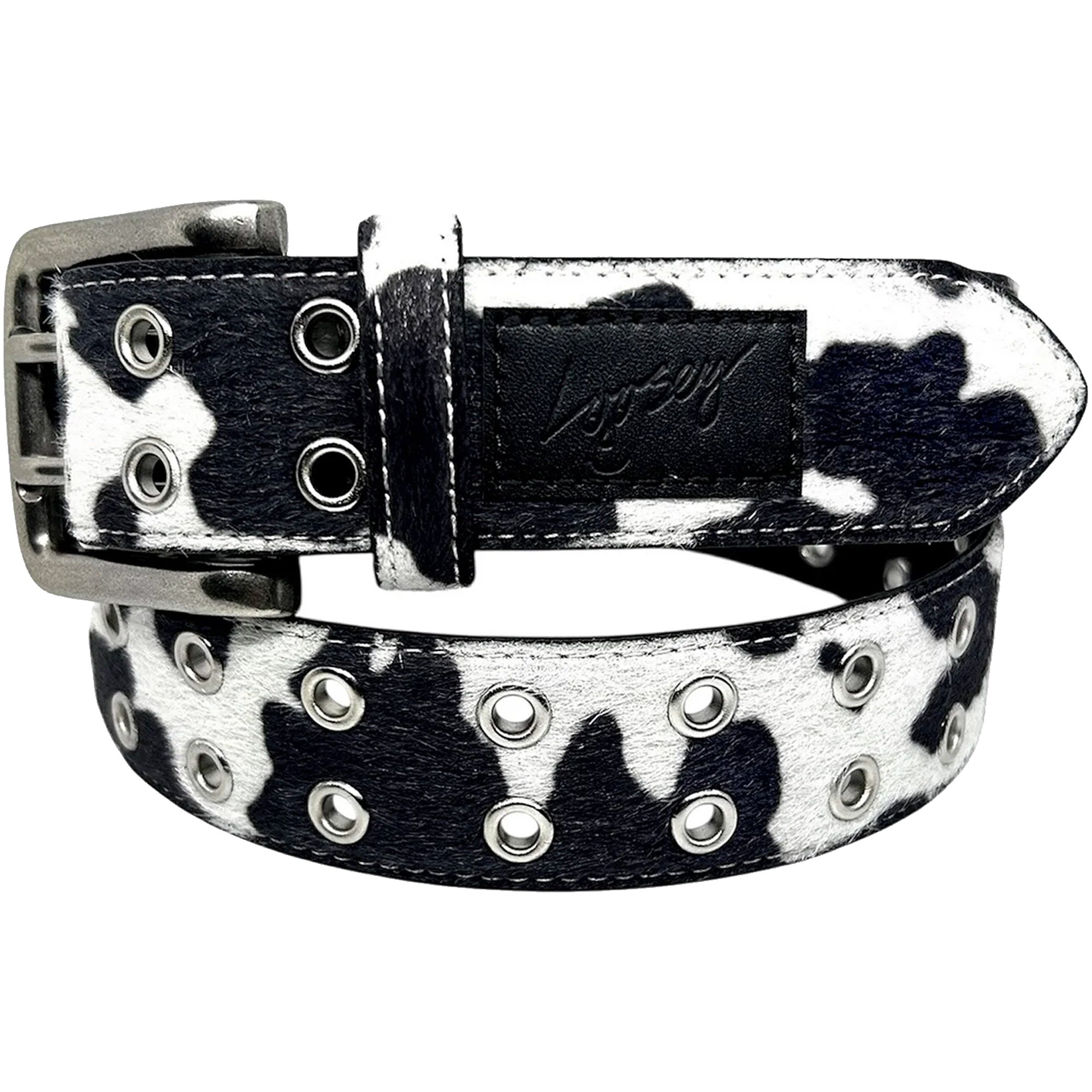 Loosey Moosey Grommet Hole Belt Cow