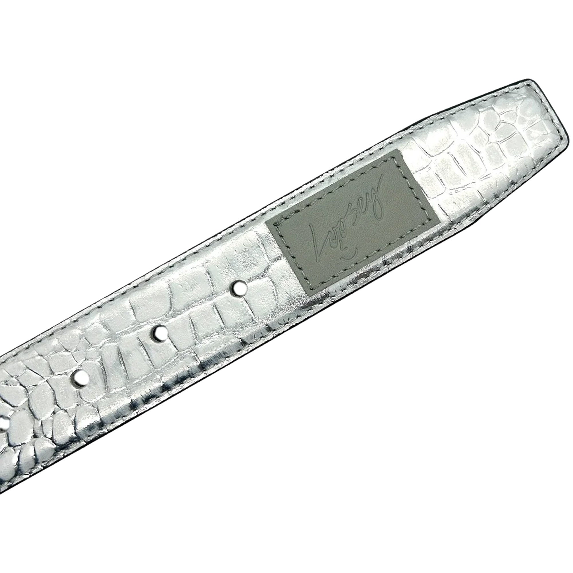 Loosey Premium Croc Belt Silver