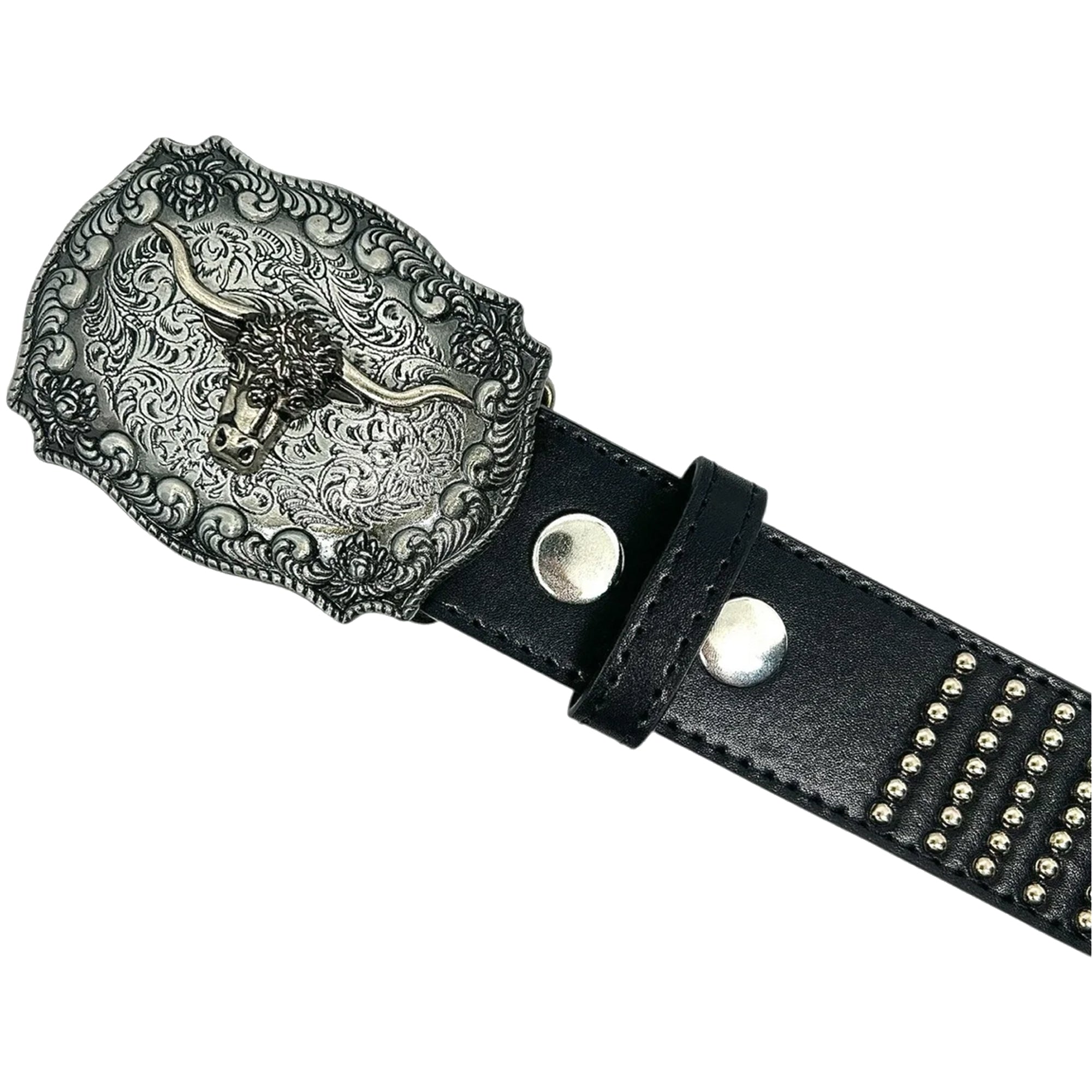 Loosey Interchangable Buckle Belt Black