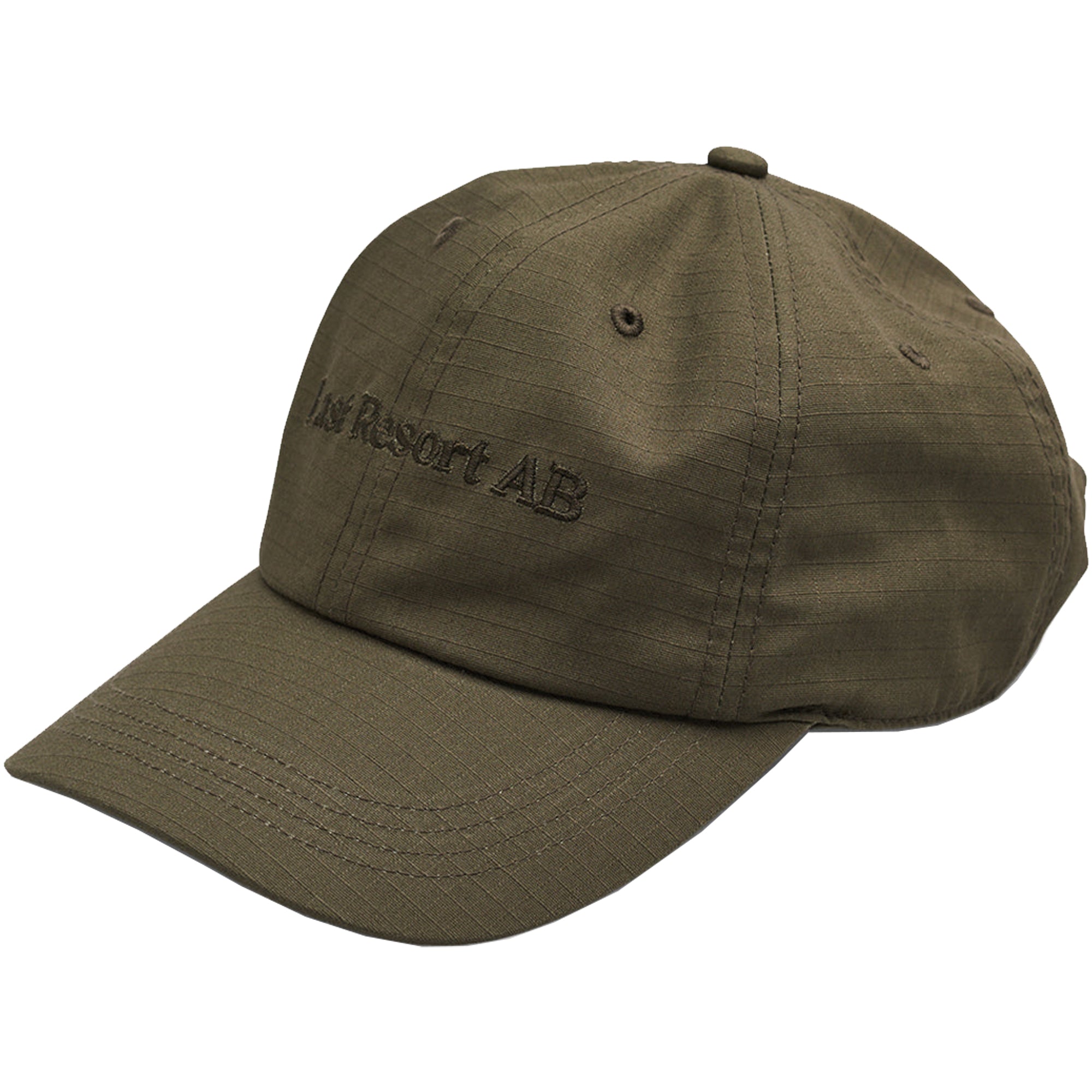 Last Resort AB Script Logo Soft Peak Cap Olive Drab