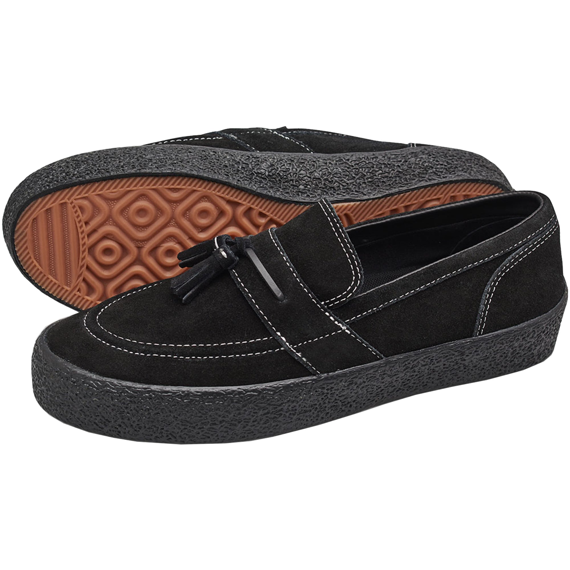 Last Resort AB VM005 Loafer Shoes Black/Black/White Stitch