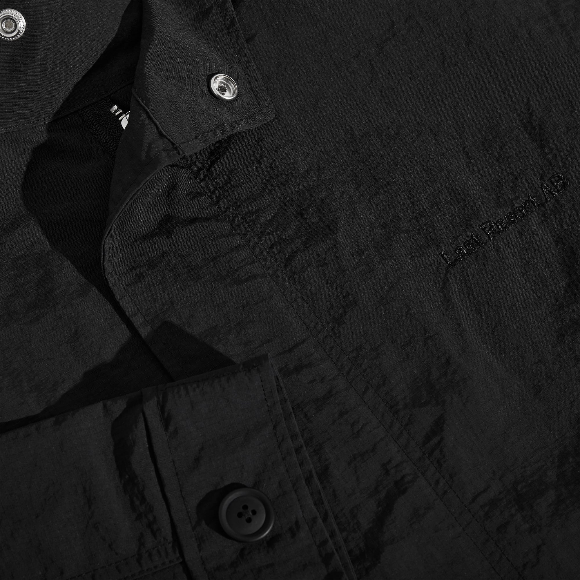 Last Resort AB Cropped Parka Black