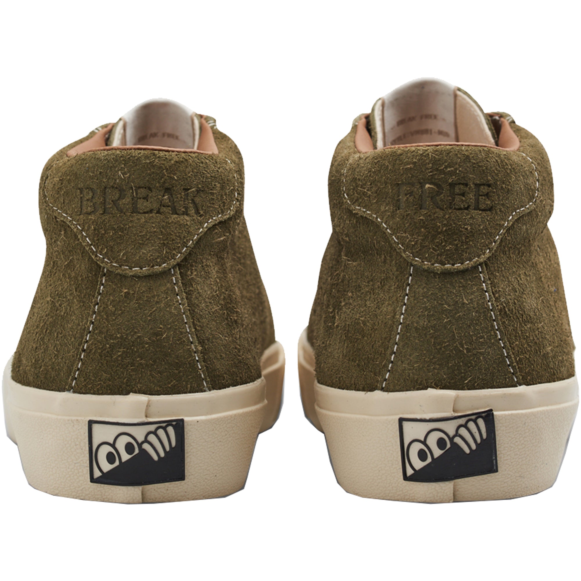 Last Resort AB VM001 MID Suede Shoes Olive/White