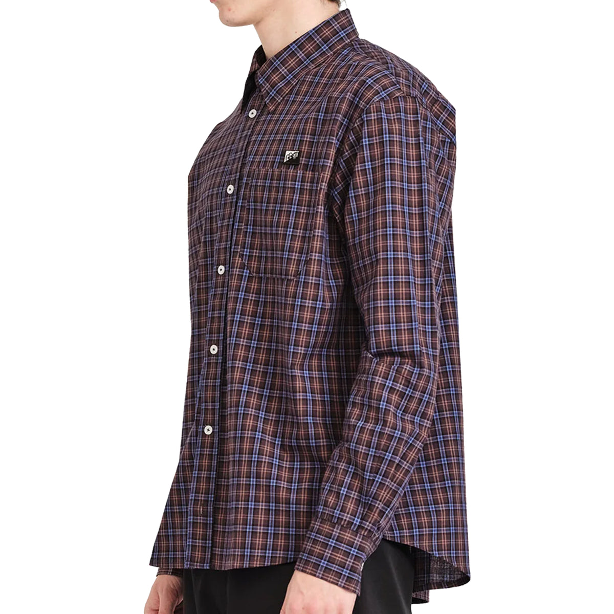 Last Resort AB OG Shirt Brown/Blue Check