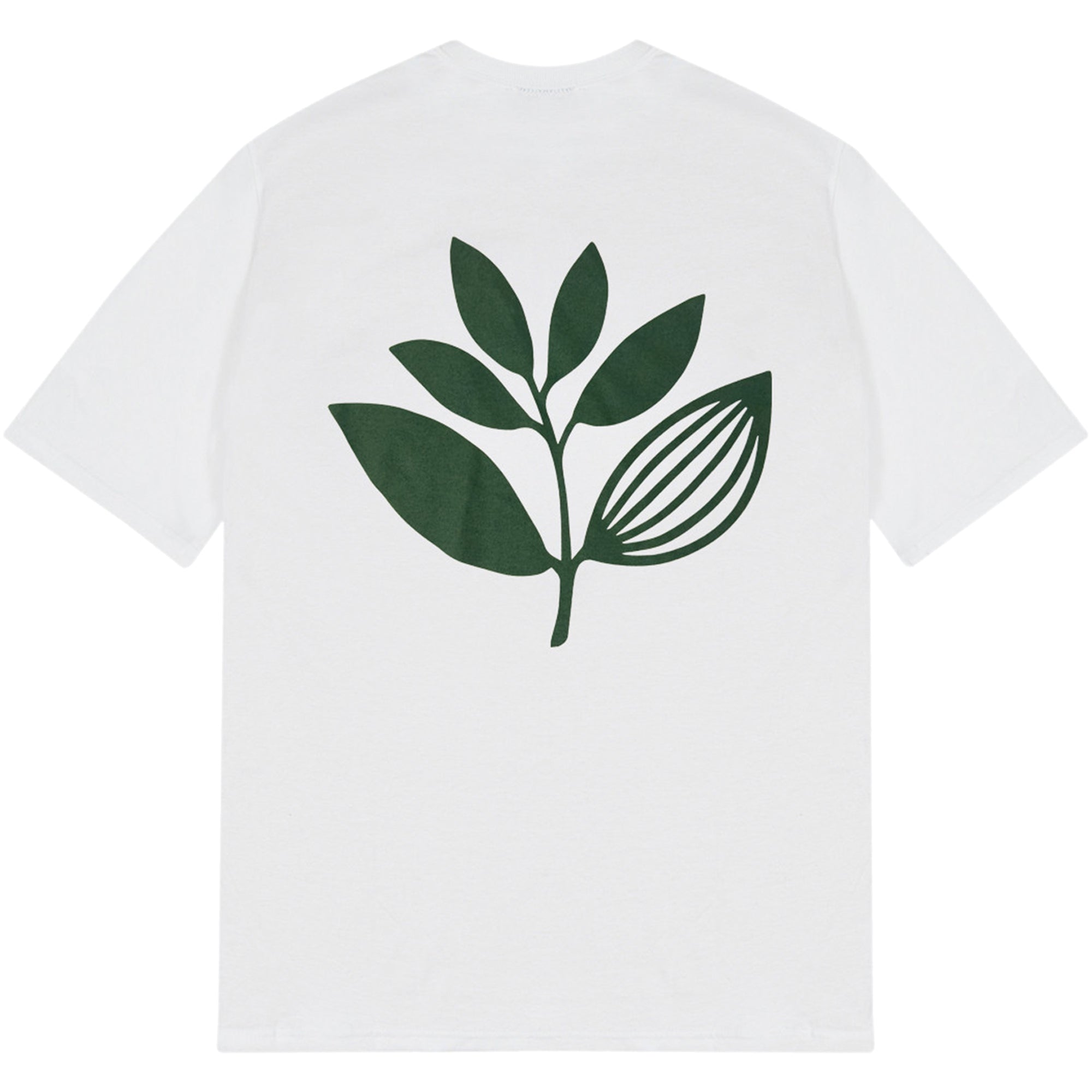 Magenta Classic Plant Tee White