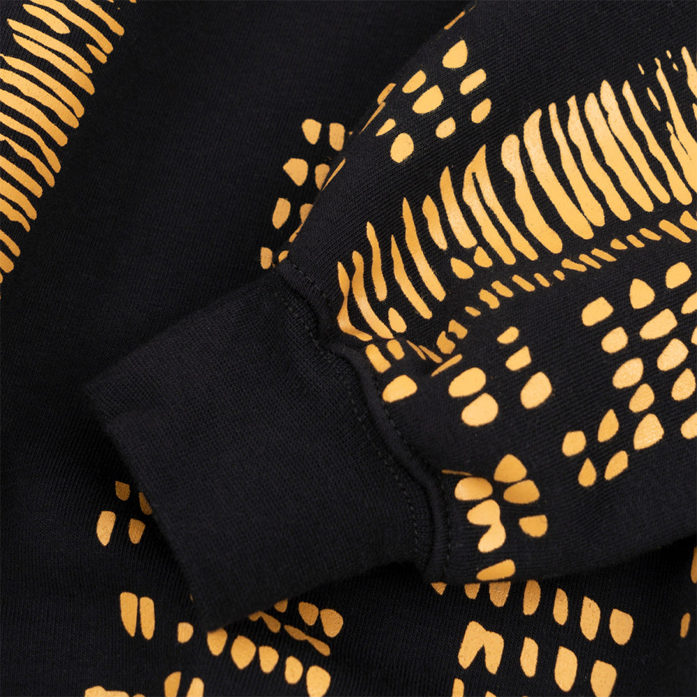 Magenta Downtown Hoodie Black