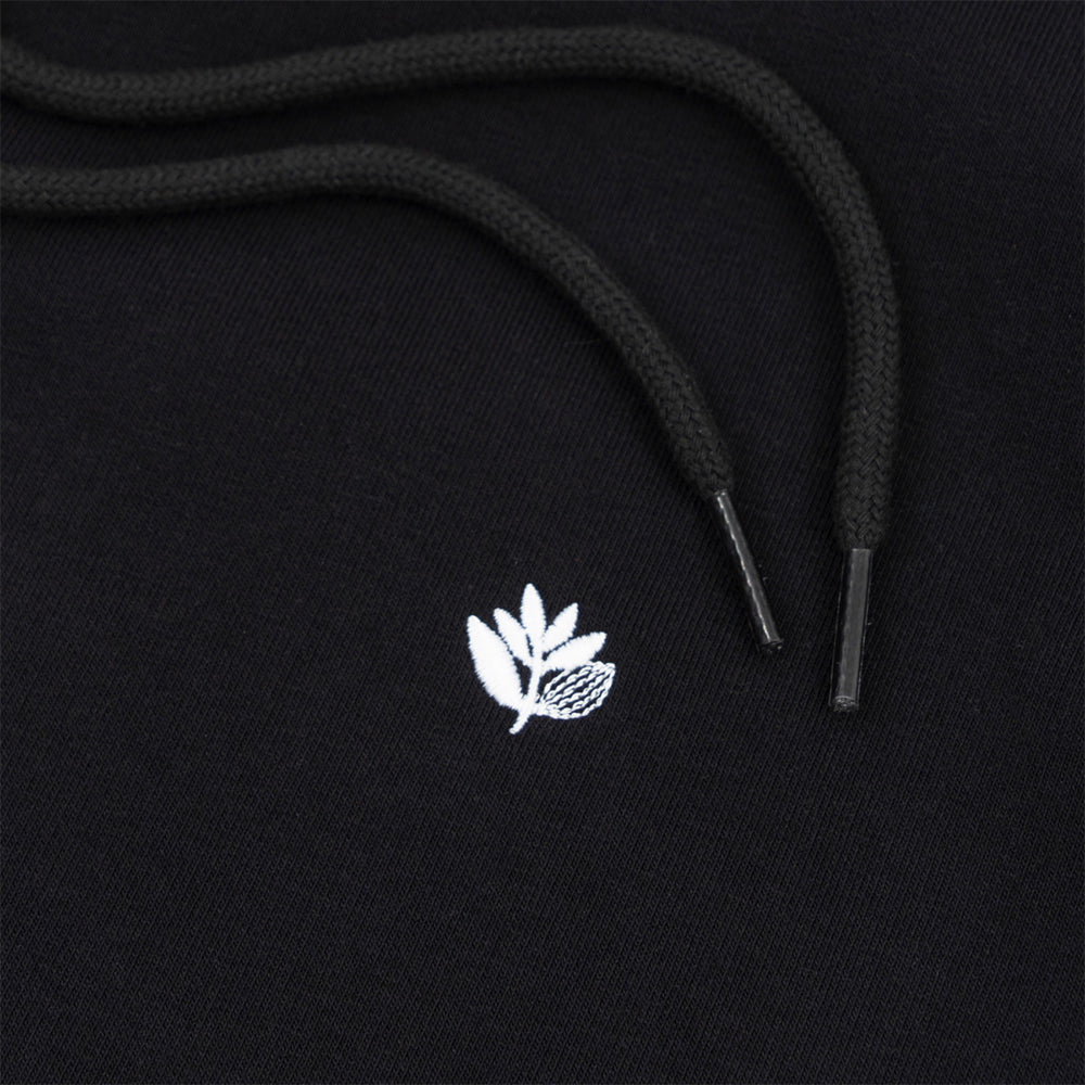 Magenta Downtown Hoodie Black