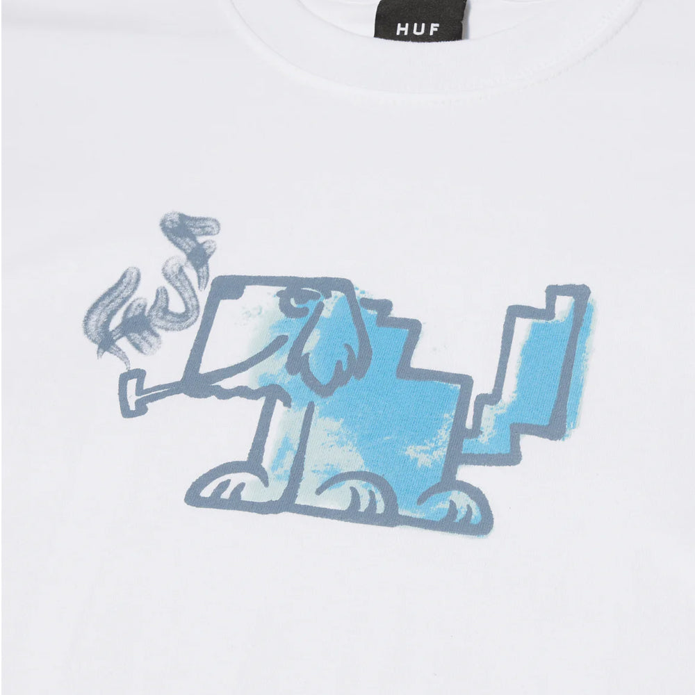 HUF Mod Dog T Shirt White