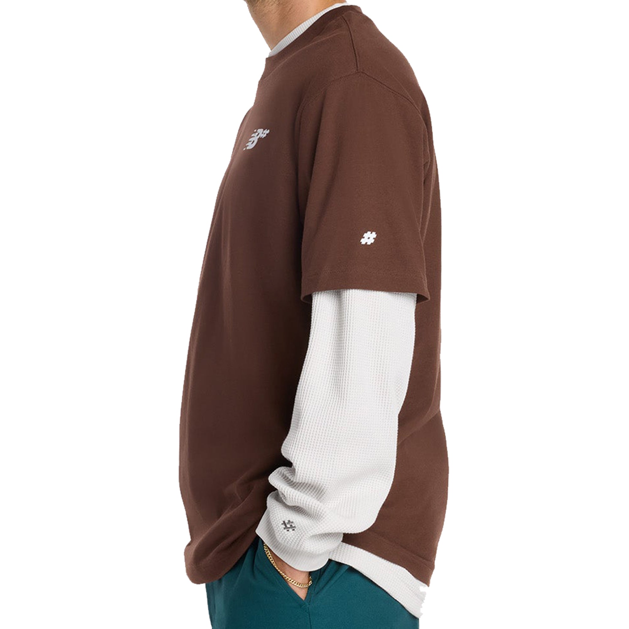 New Balance Numeric Numeric Small Logo T-Shirt Pumpernickel