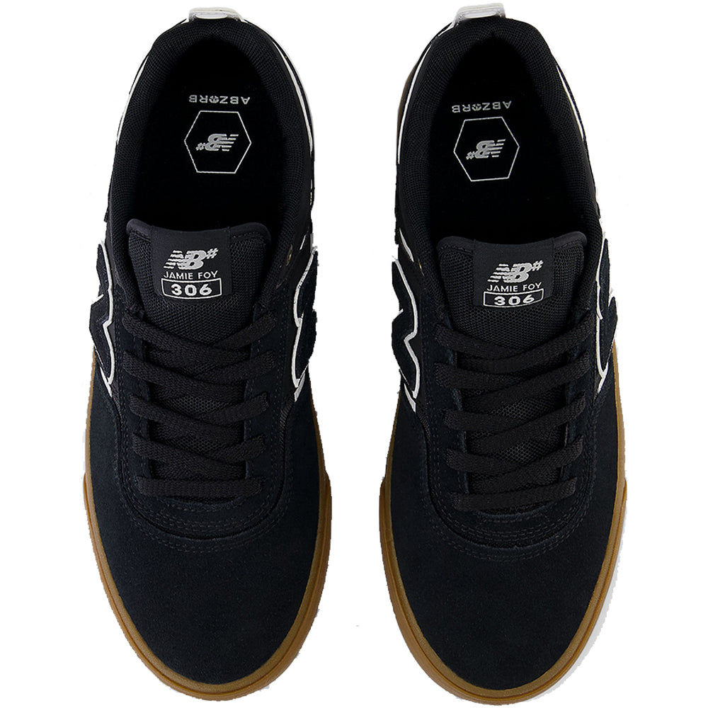 New Balance Numeric Jamie Foy 306 Shoes Black/White/Gum
