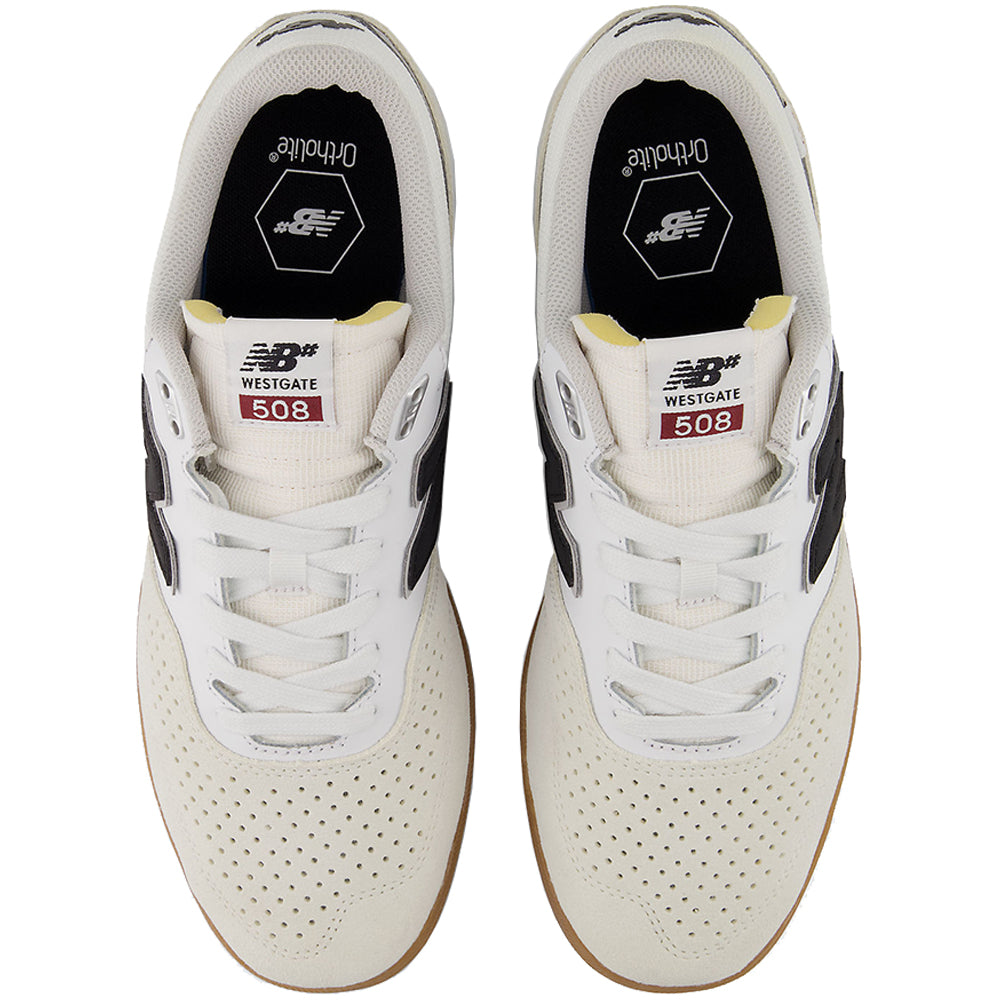 New Balance Numeric Brandon Westgate 508 Shoes White/Gum