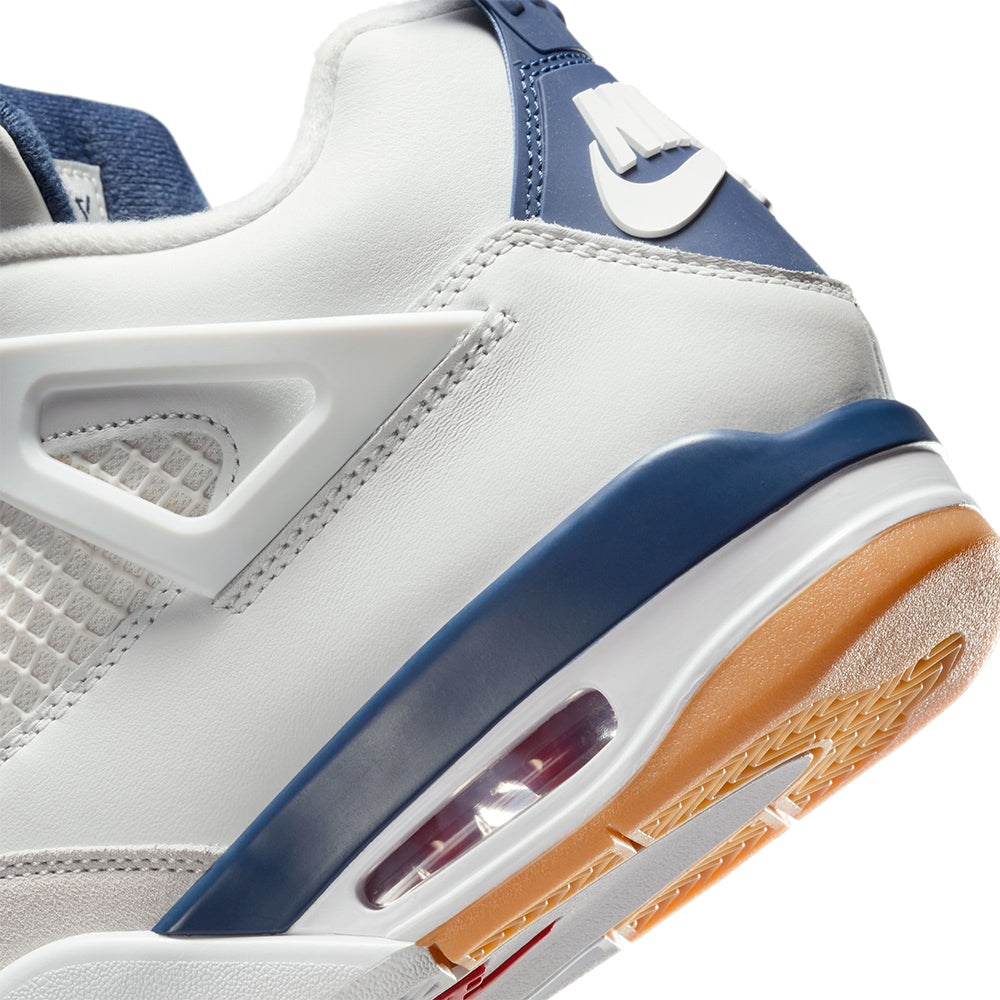 Nike SB x Air Jordan 4 Shoes Summit White/White-Navy-Neutral Grey