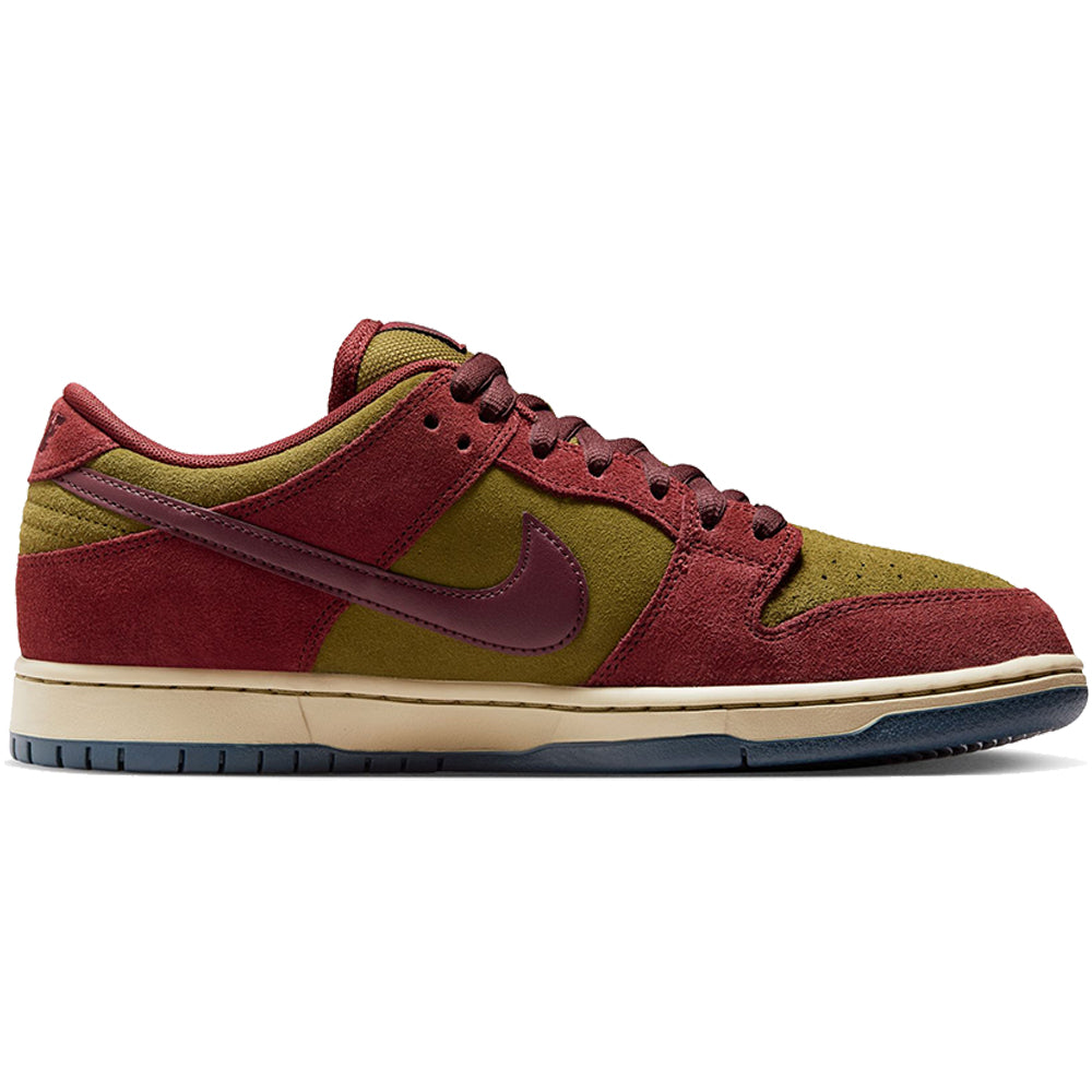 Nike SB Dunk Low Pro Shoes Dark Team Red/Burgundy Crush-Olive Flak