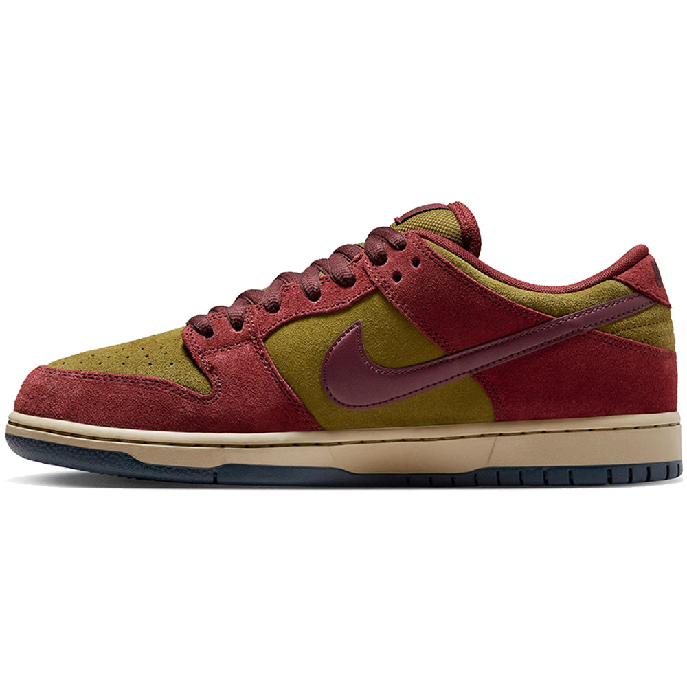 Nike SB Dunk Low Pro Shoes Dark Team Red/Burgundy Crush-Olive Flak