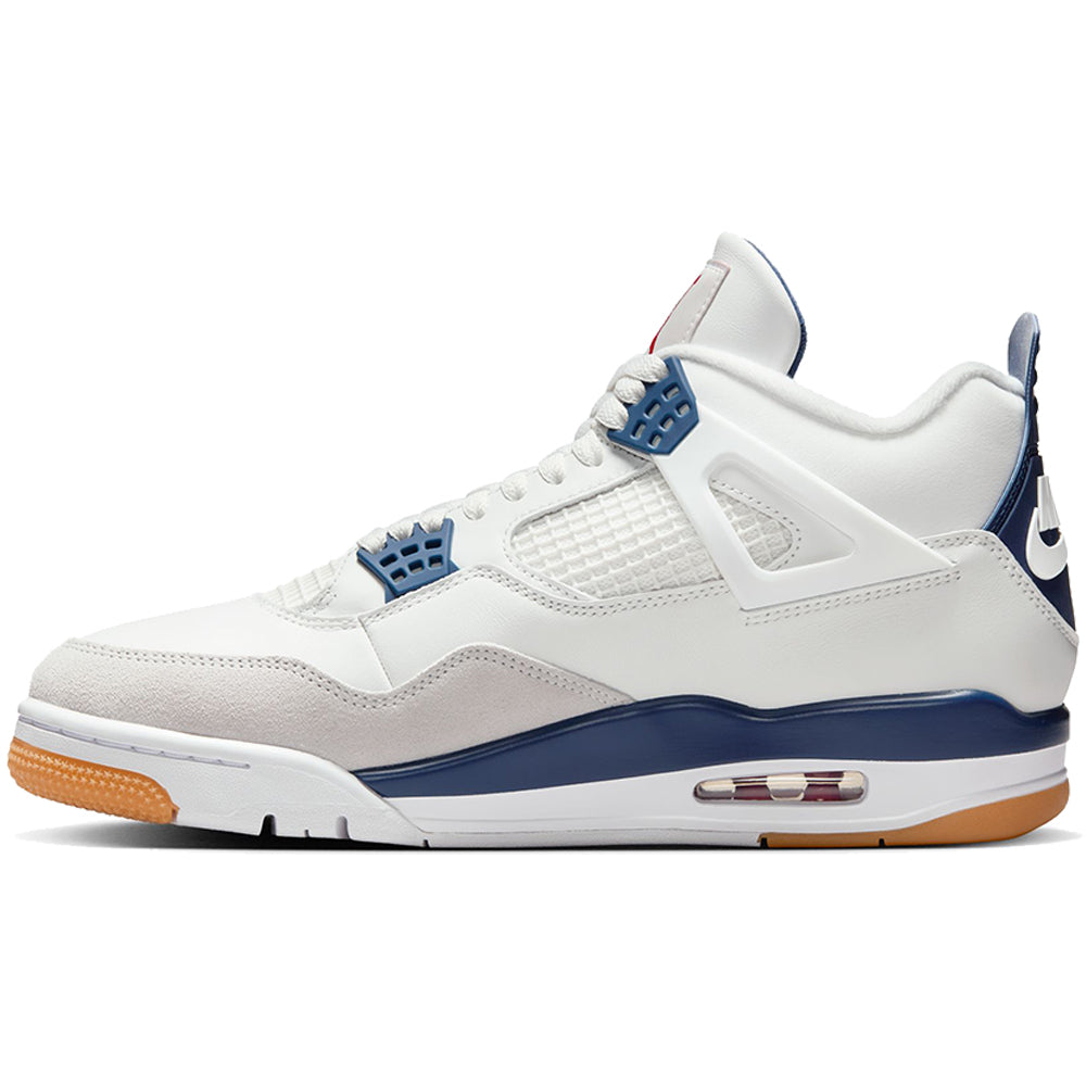 Nike SB x Air Jordan 4 Shoes Summit White/White-Navy-Neutral Grey