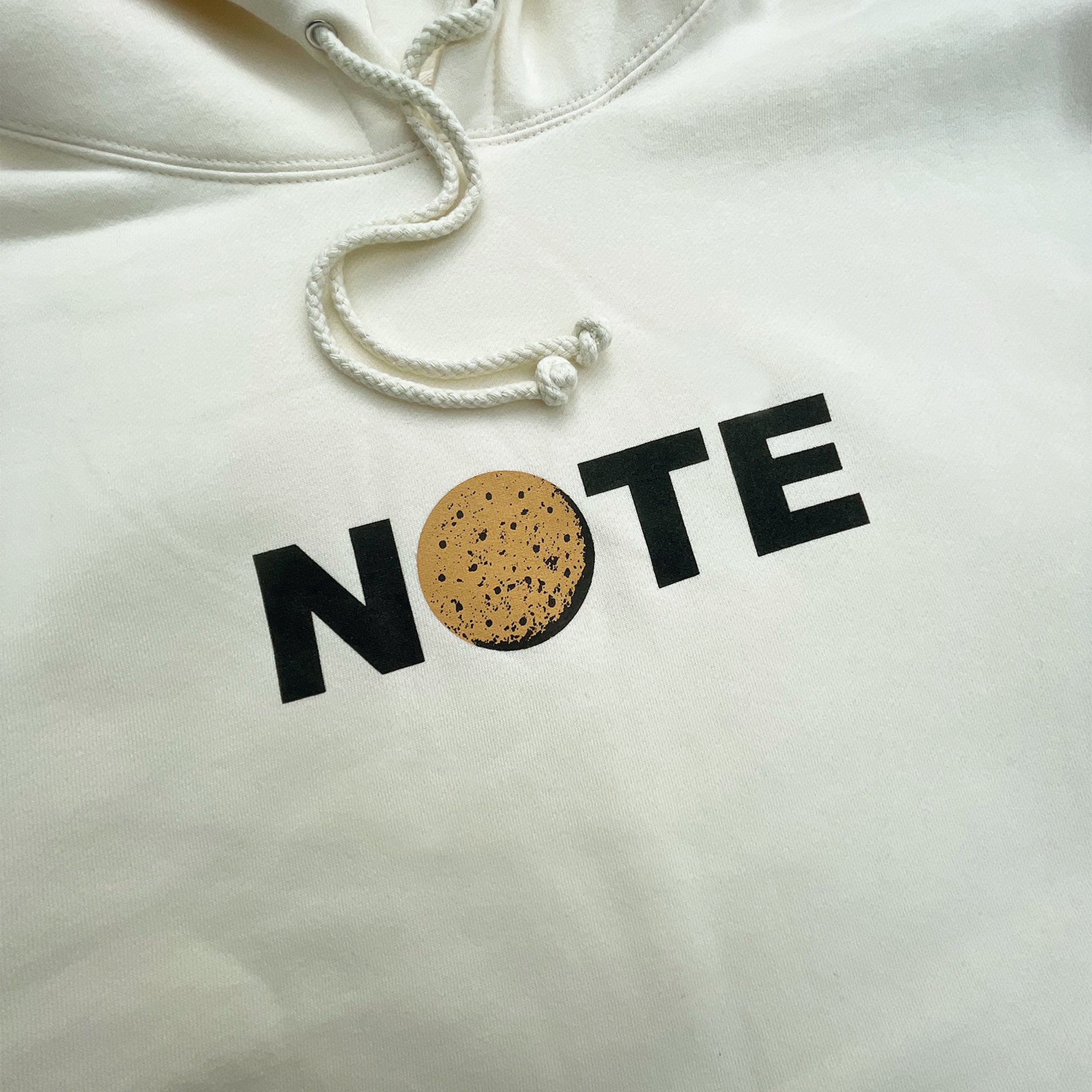 NOTE Biscuit Hooded Sweatshirt Milk White