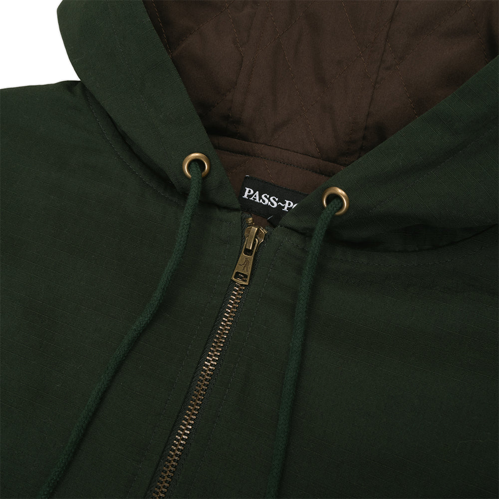 Pass~Port Ripstop Diggers Club Zip Hood Dark Green