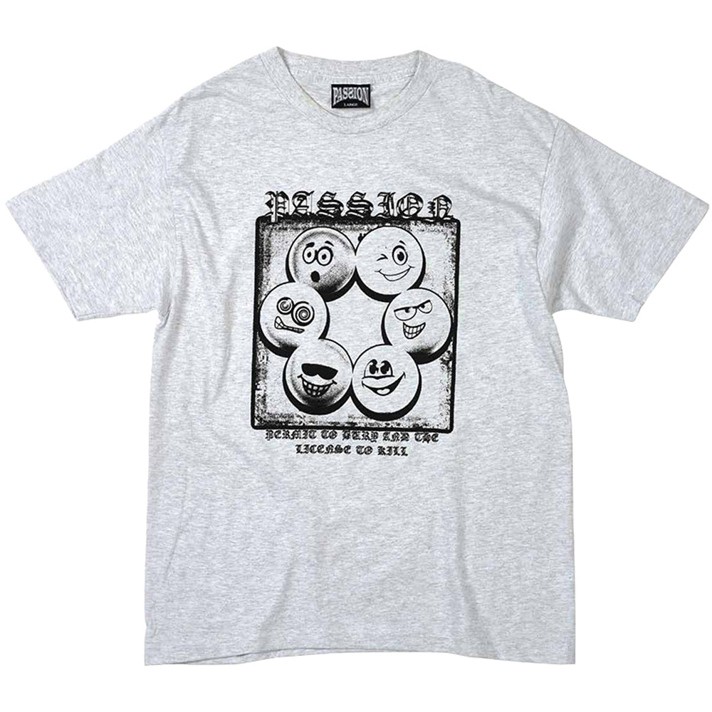 Passion Permit To Bury Tee Grey