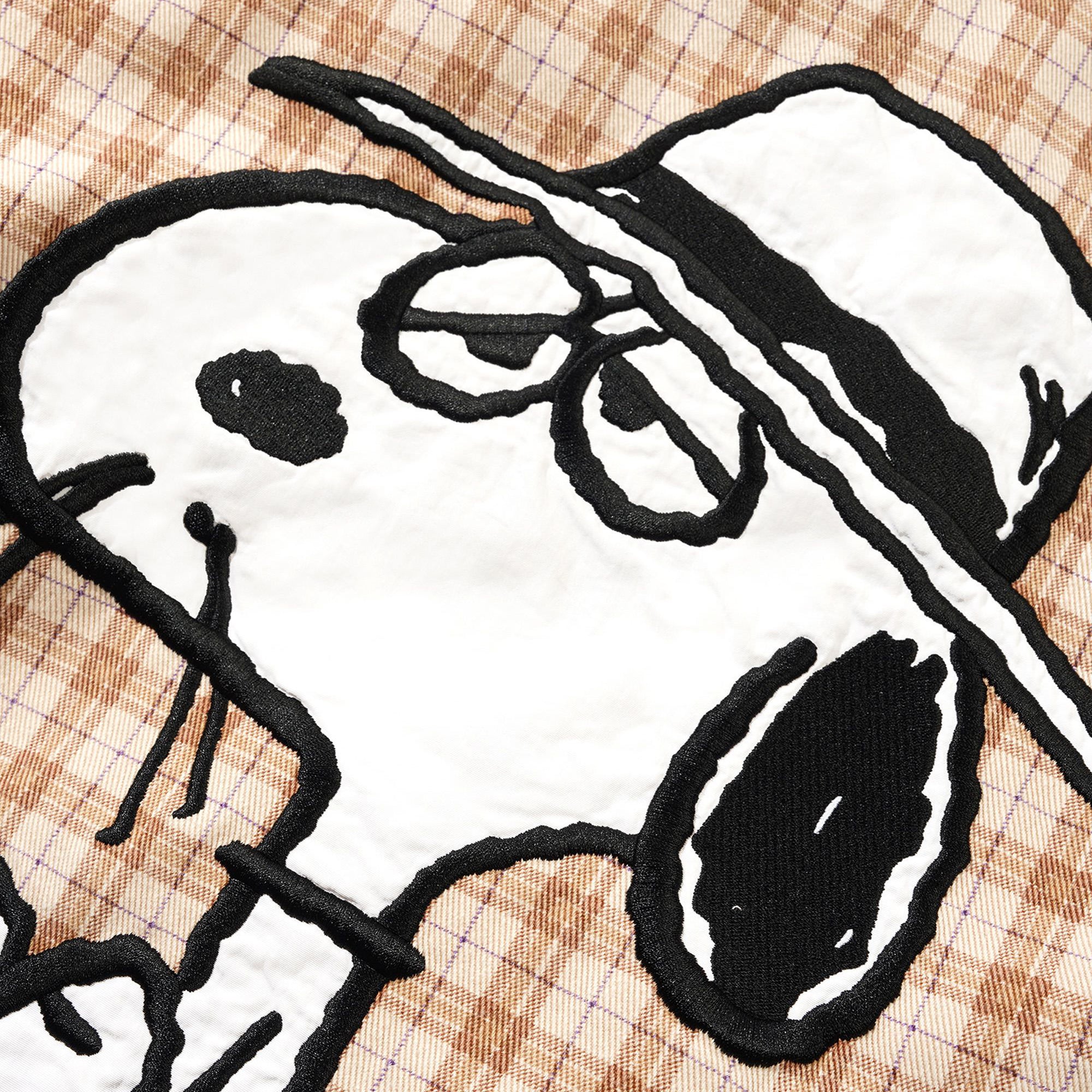 Butter Goods x Peanuts Spike Jacket Sandstone Plaid