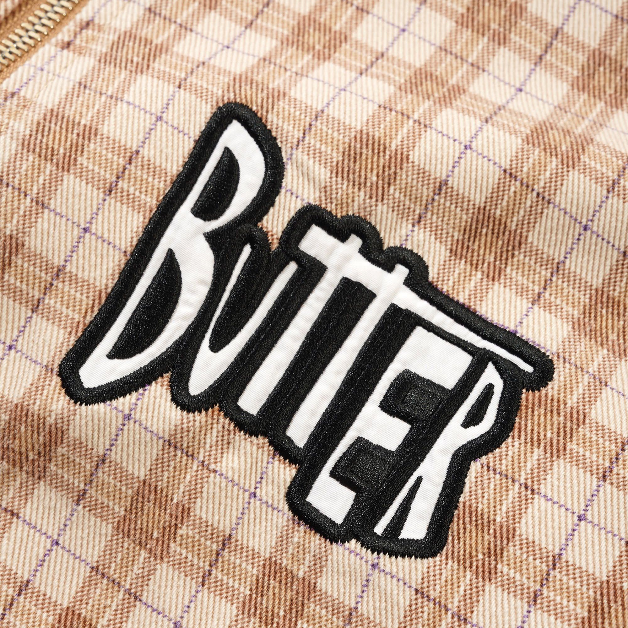 Butter Goods x Peanuts Spike Jacket Sandstone Plaid