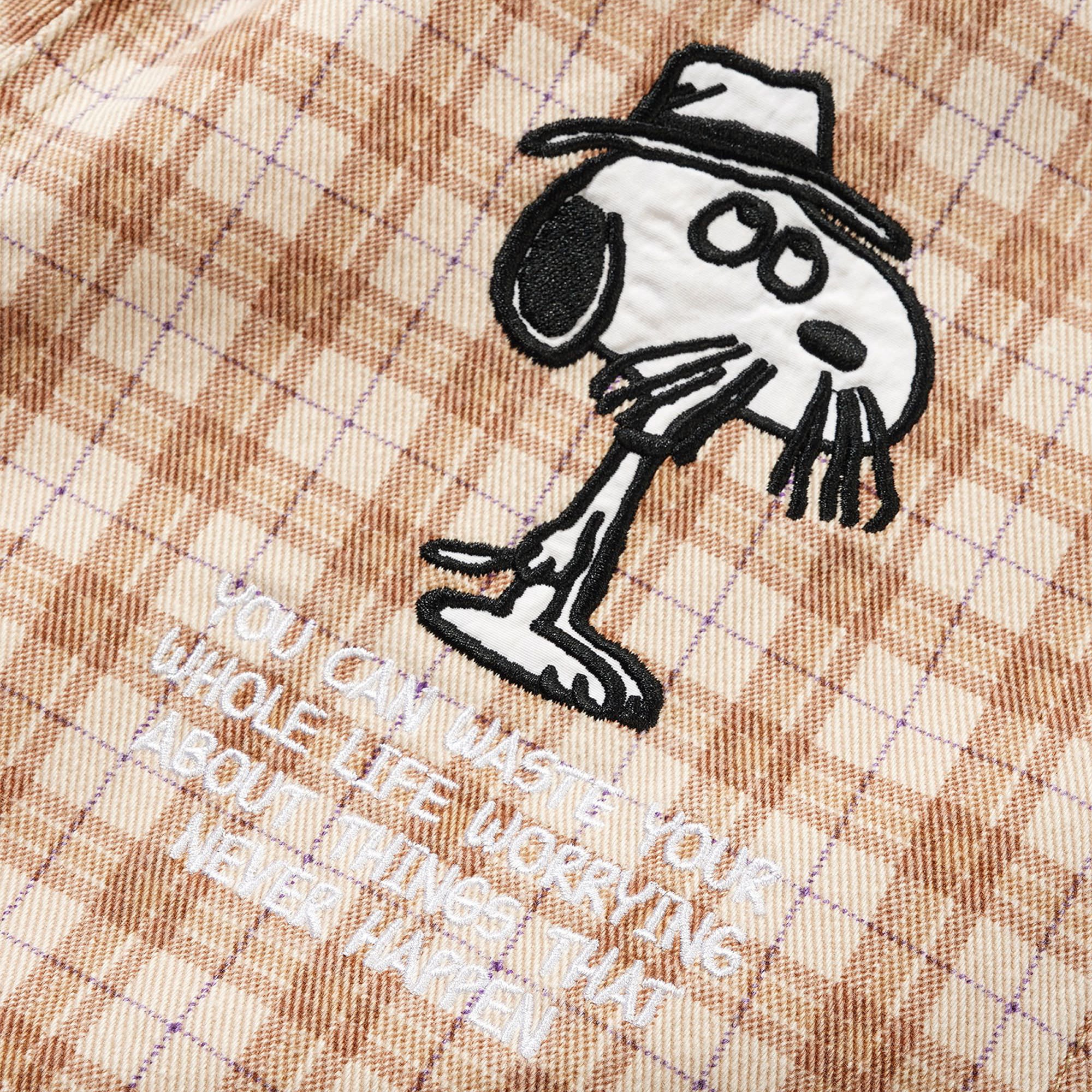 Butter Goods x Peanuts Spike Jacket Sandstone Plaid