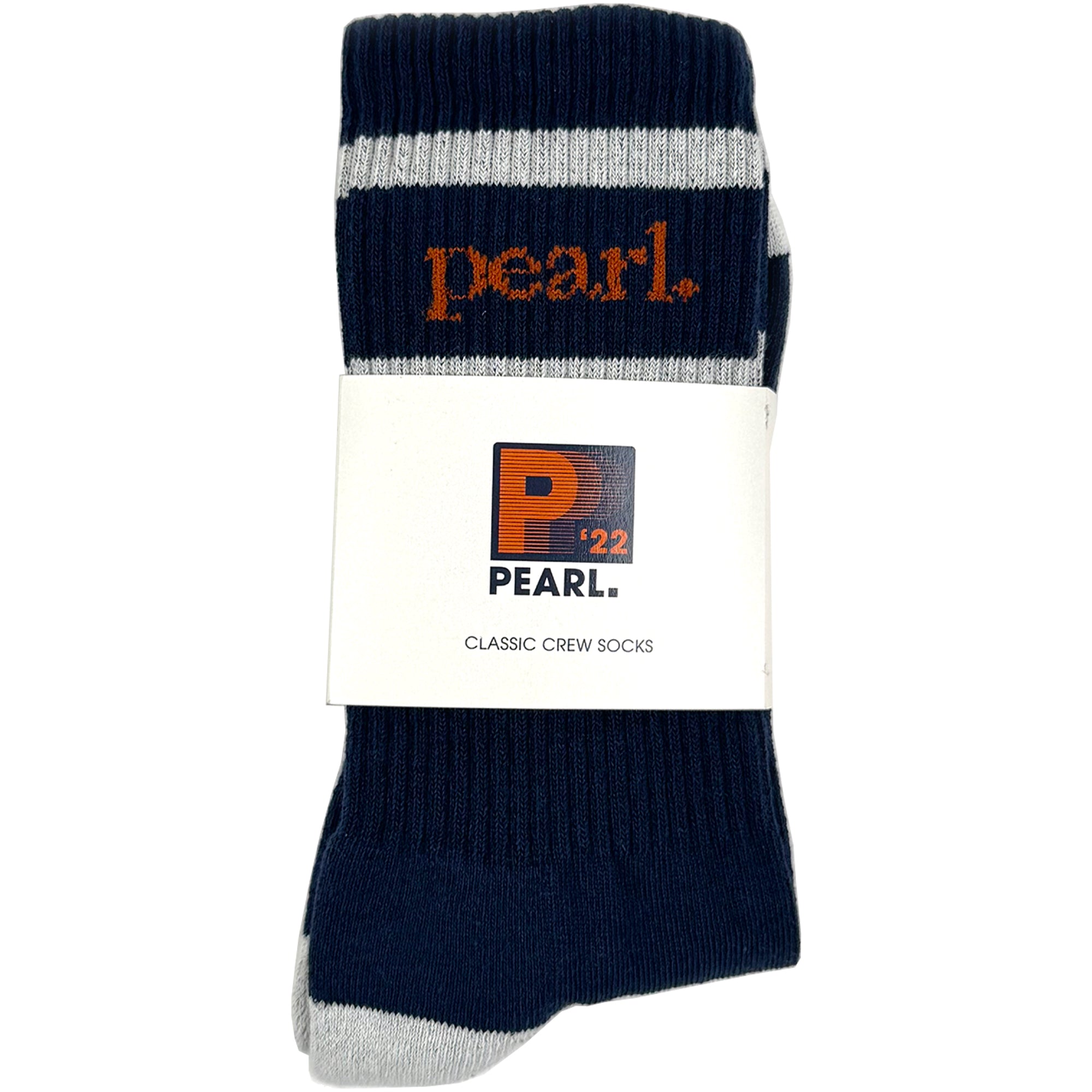 Pearl T-Dock Socks Navy/Grey