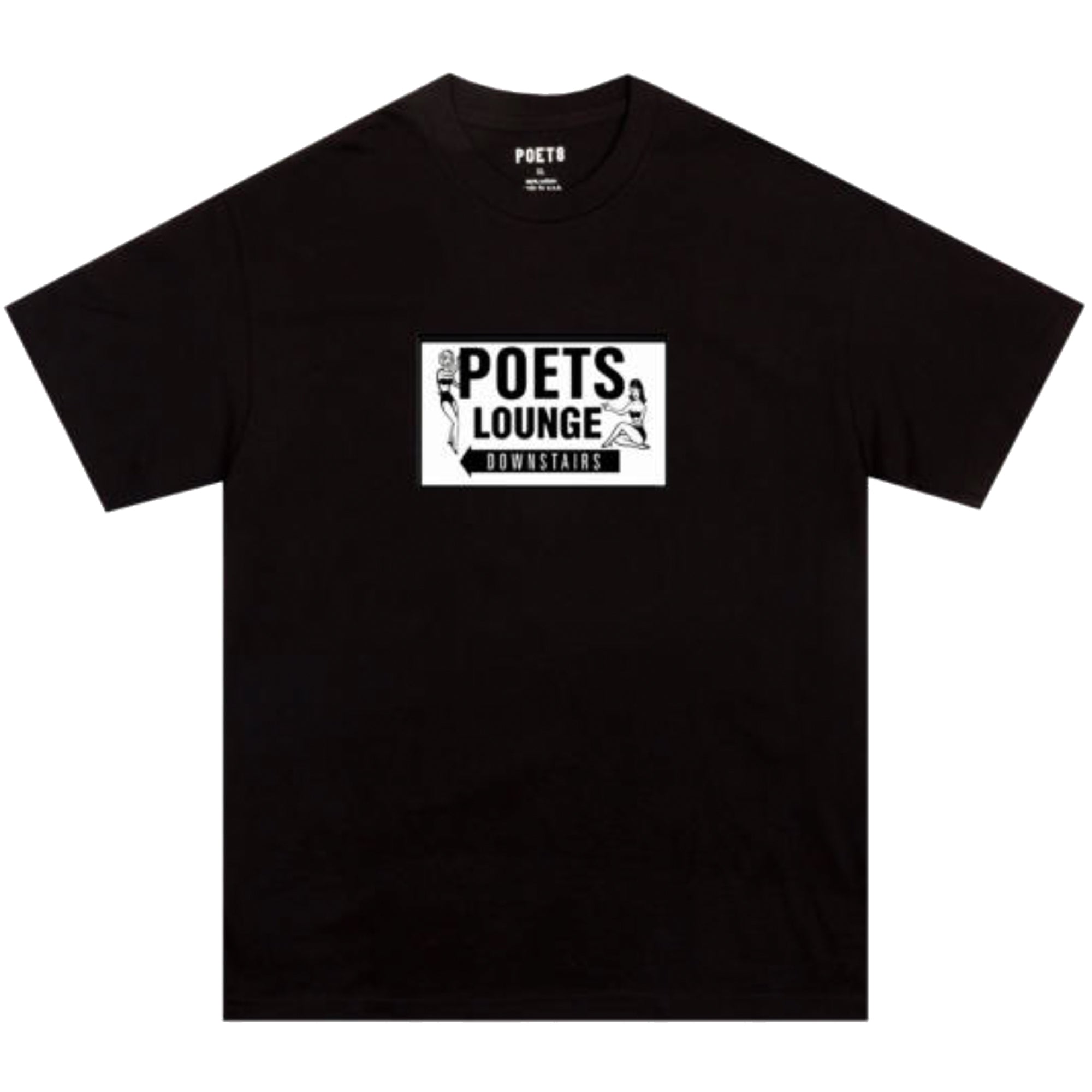 Poets WS Lounge Screened Tee Black
