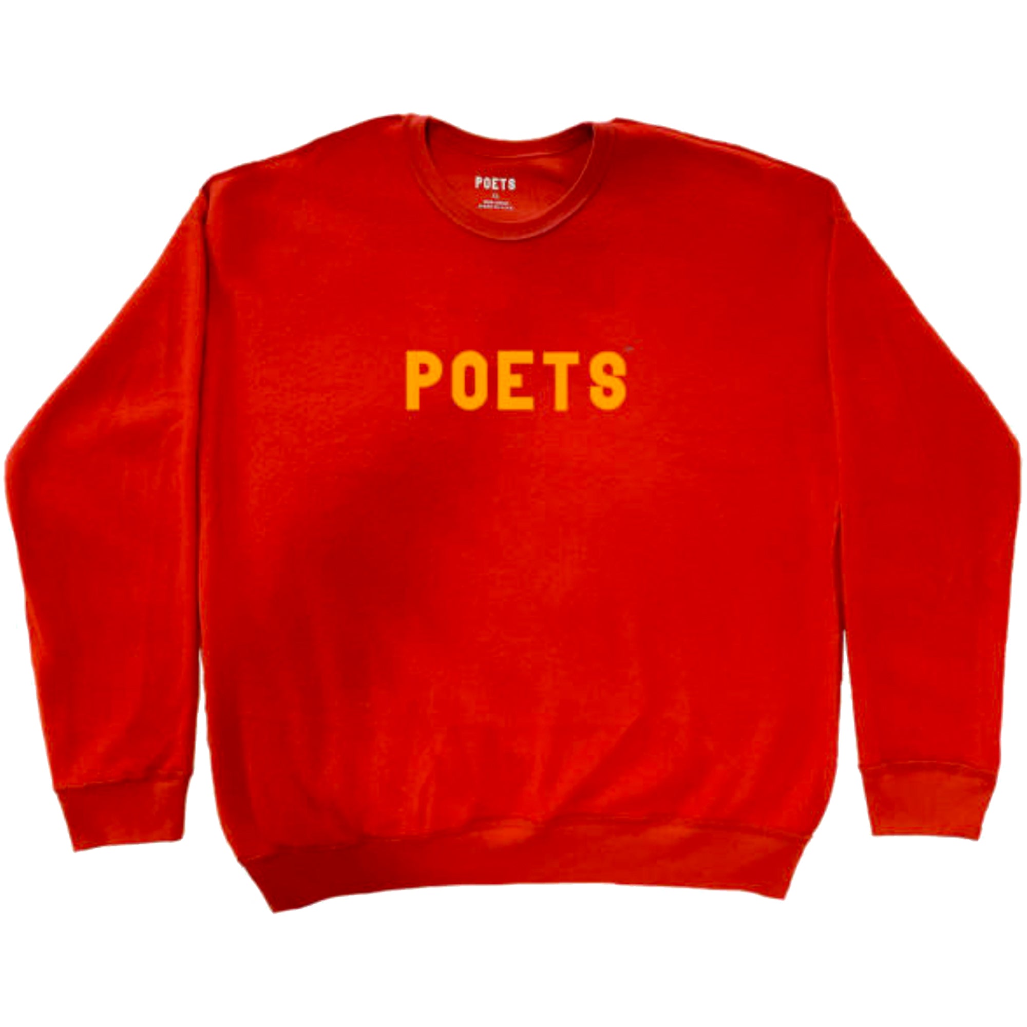 Poets WS OG Flock Crew Red/Yellow