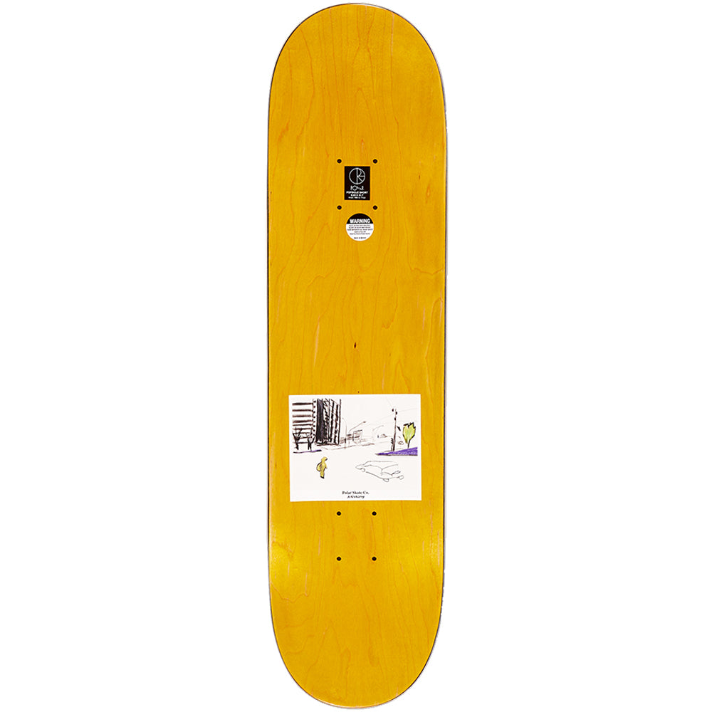 Polar Skate Co Shin Sanbongi Shin City Skateboard Deck 8.25" Short