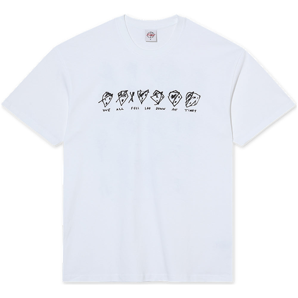 Polar Skate Co Sad At Times Tee White